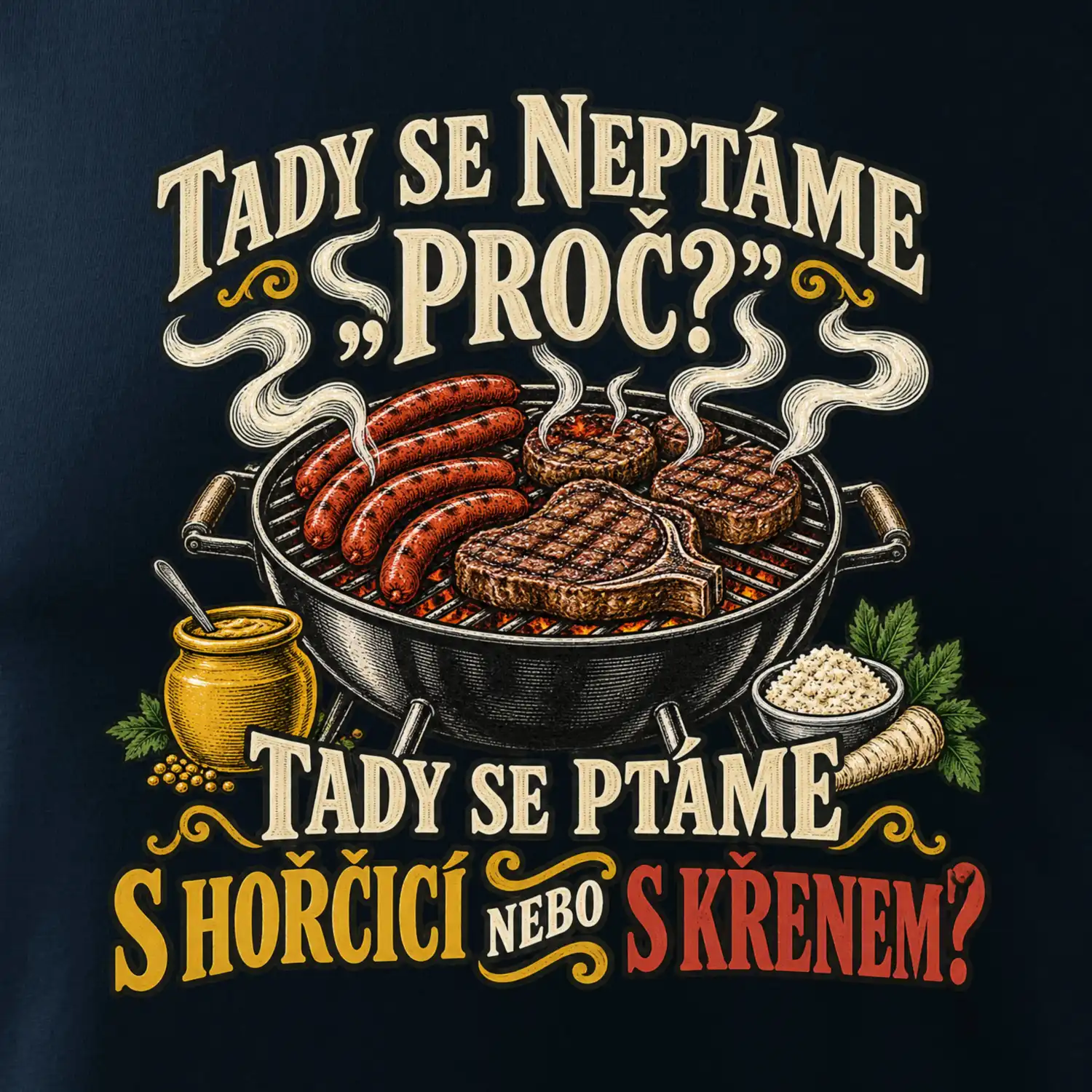 S hořčicí nebo s křenem
