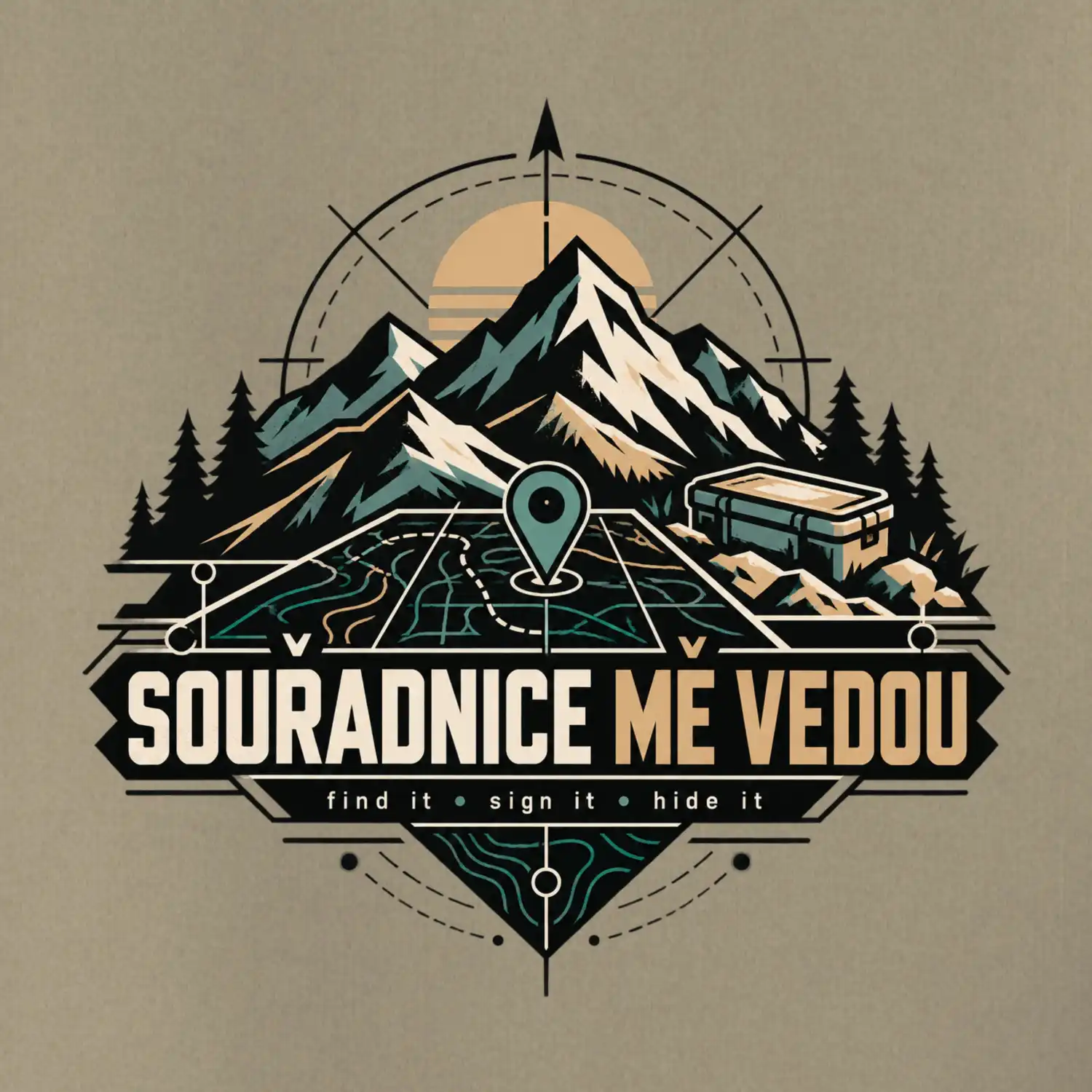 Souřadnice mě vedou horská mapa