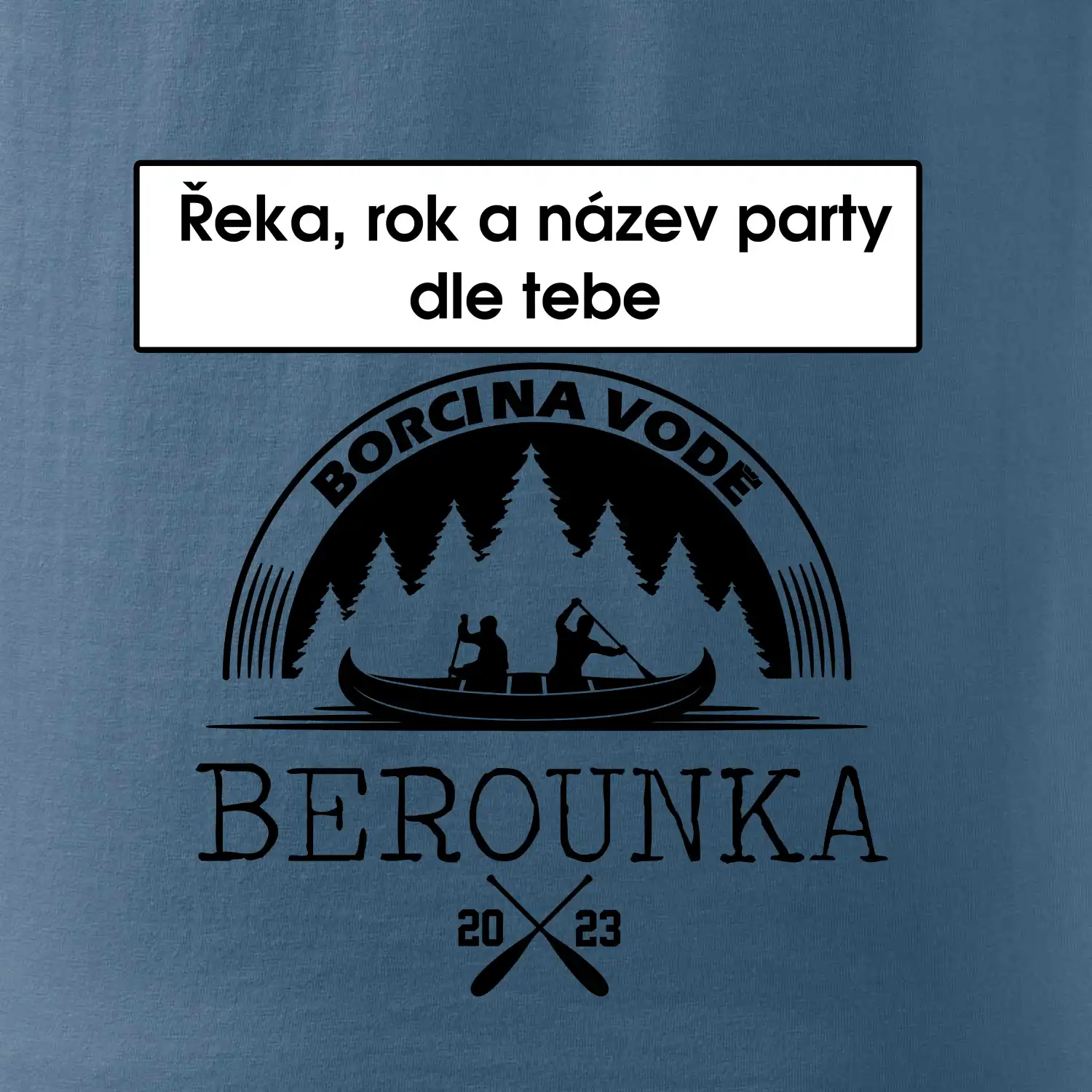 Na vodu - Kanoe les (vlastní nápis)