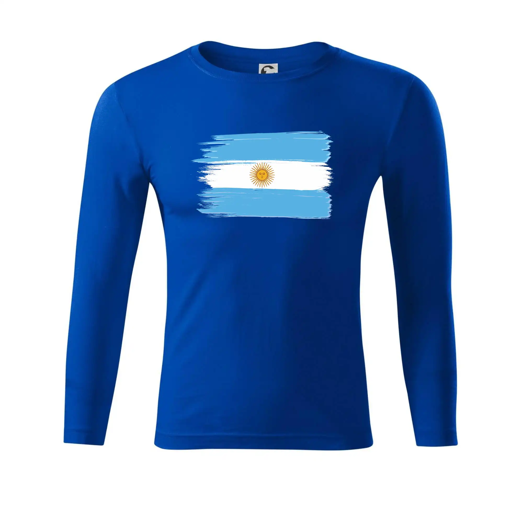 Argentina vlajka kreslená štětkou