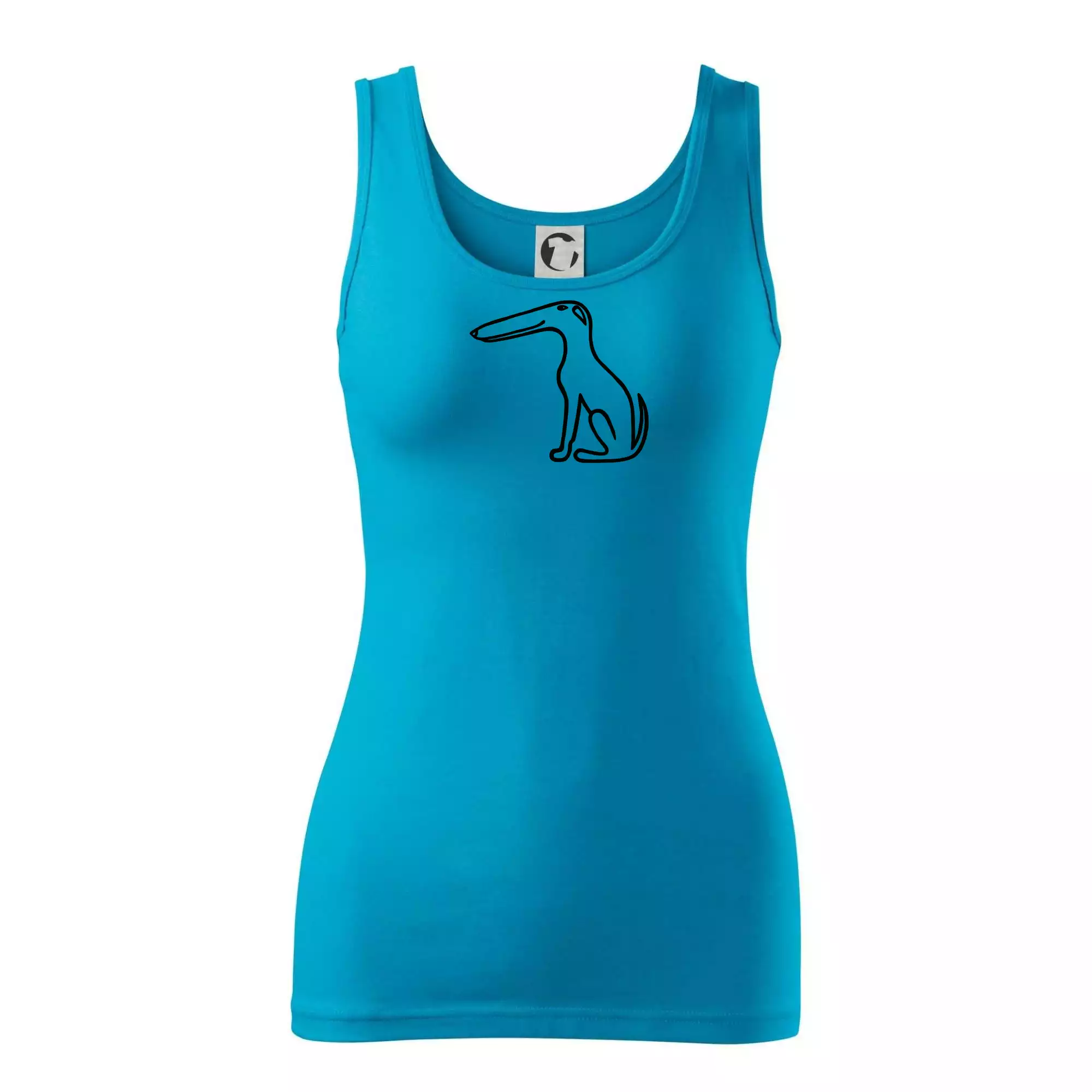 Barzoj obrys černý  (Moňas)