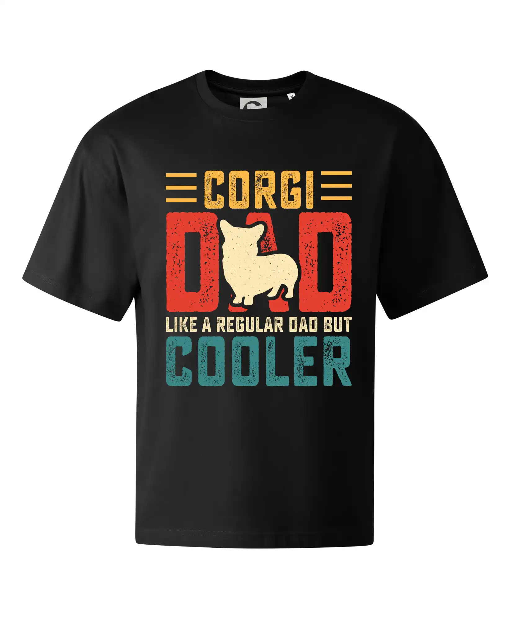 Corgi dad like a regular dad but cooler