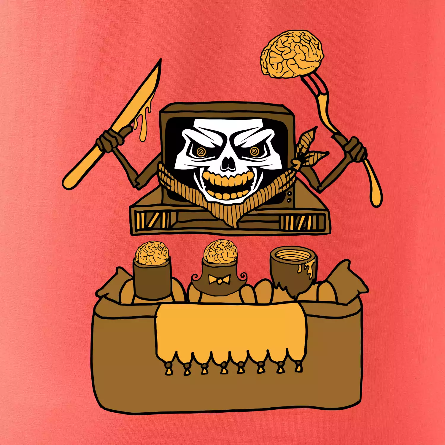 Mozkožrout - televize (Pecka design)