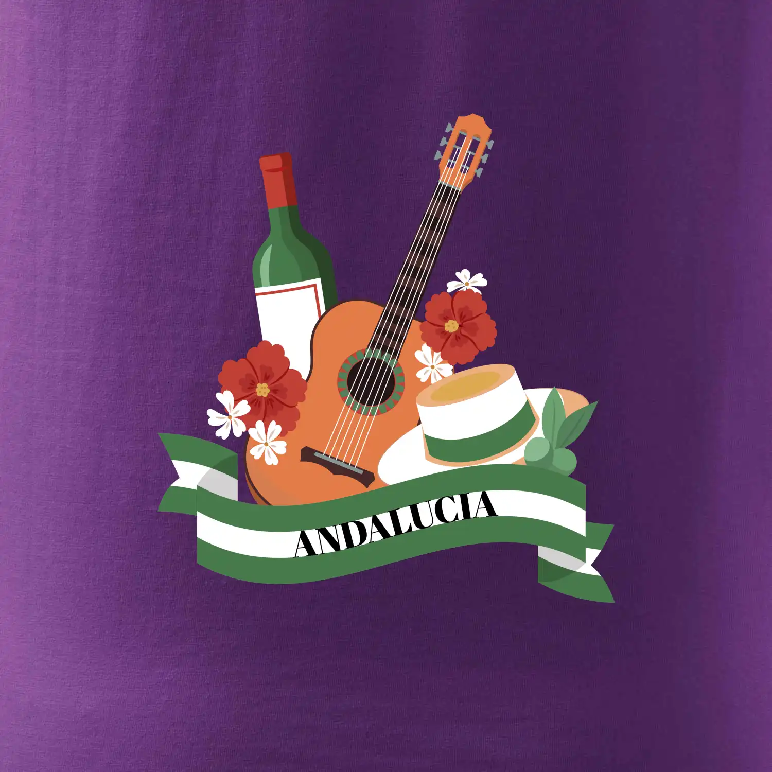 Andalucia kytara a stuha