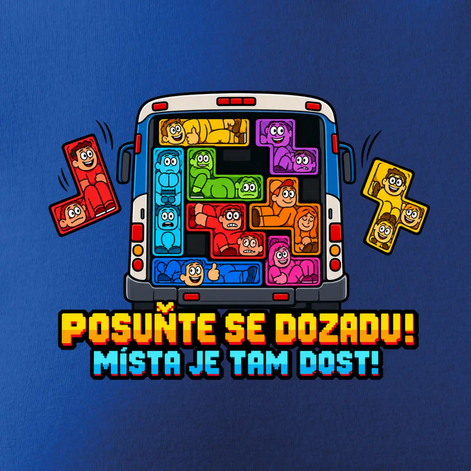Posuňte se dozadu místa je tam dost