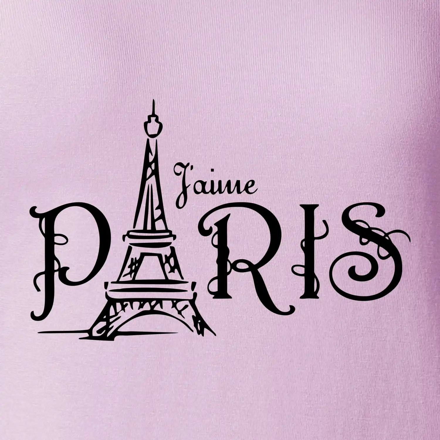 Paris nápis Eiffelovka rovný