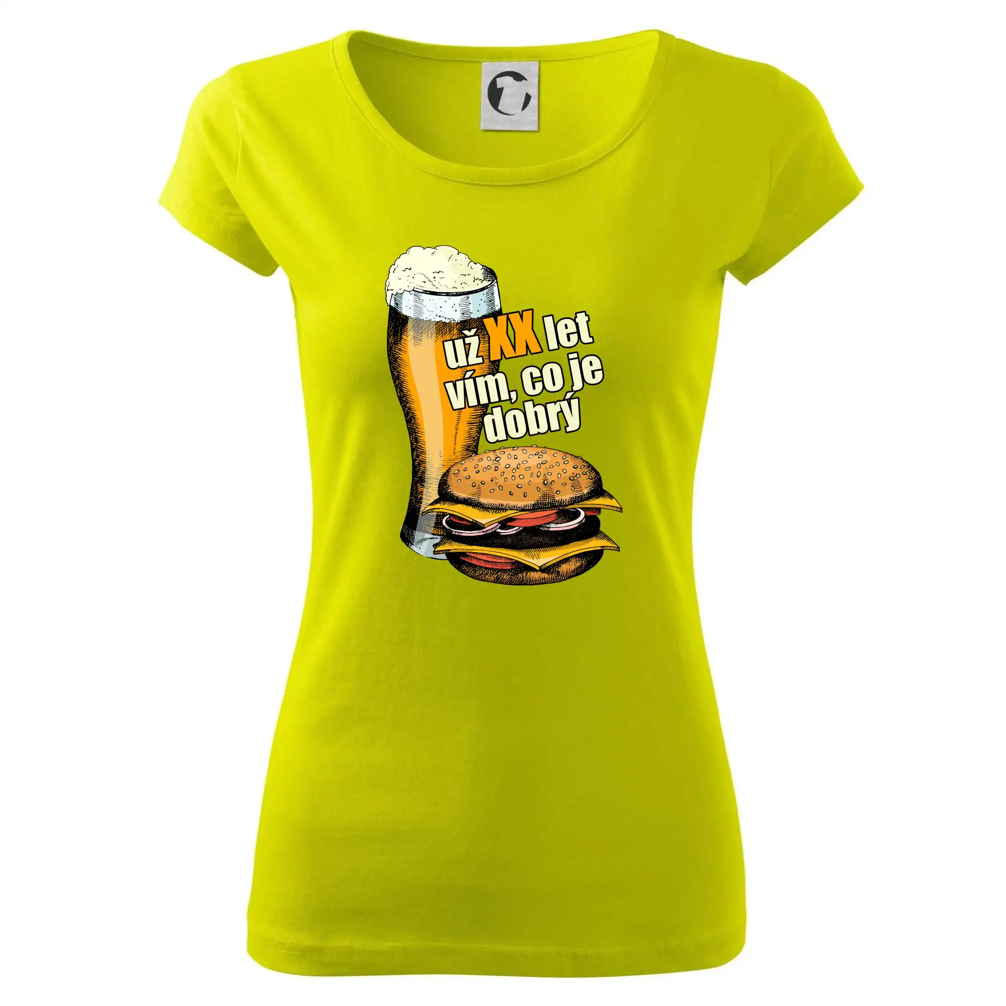 Pivo a burger vím co je dobrý