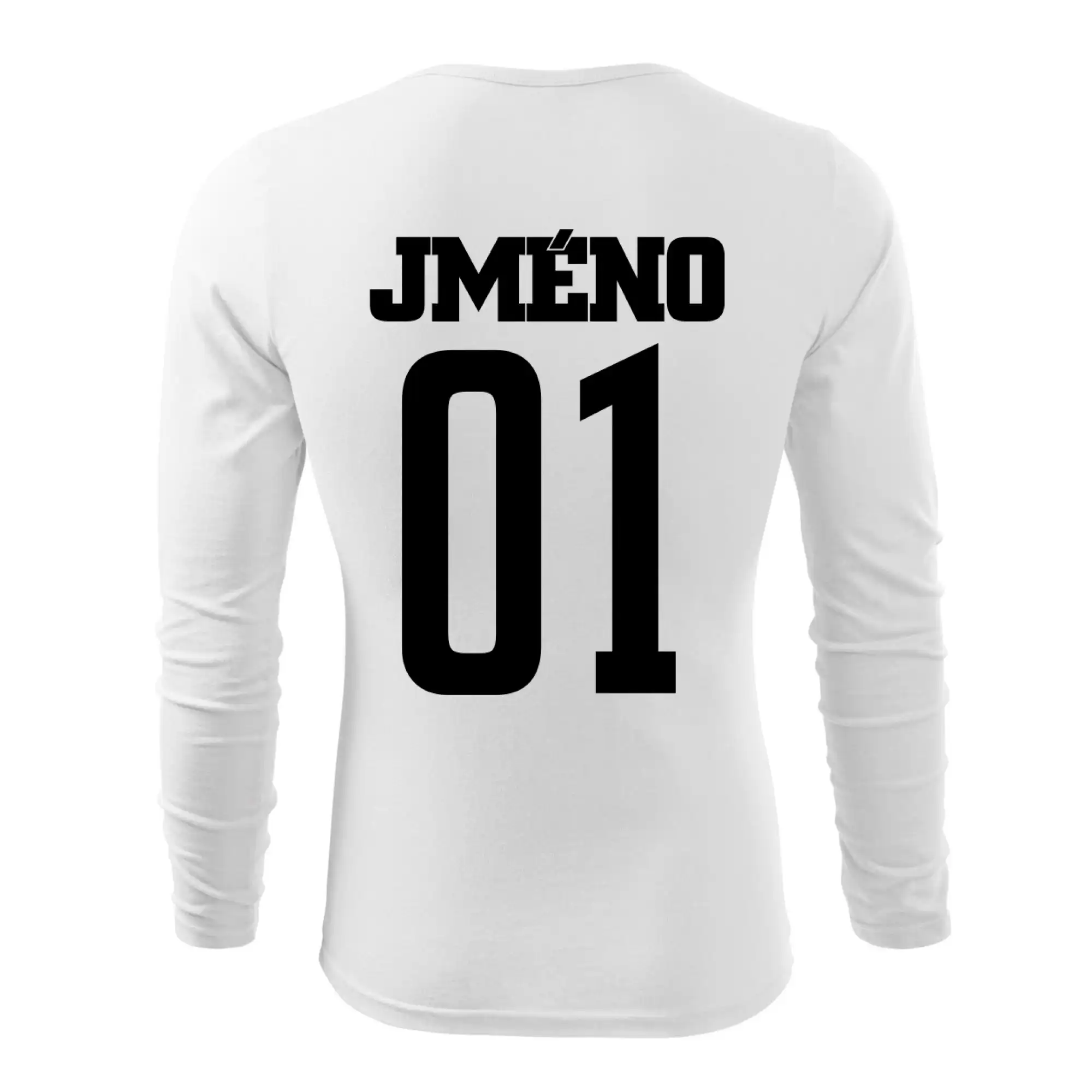 Fotbalový dres - vlastní jméno a číslo
