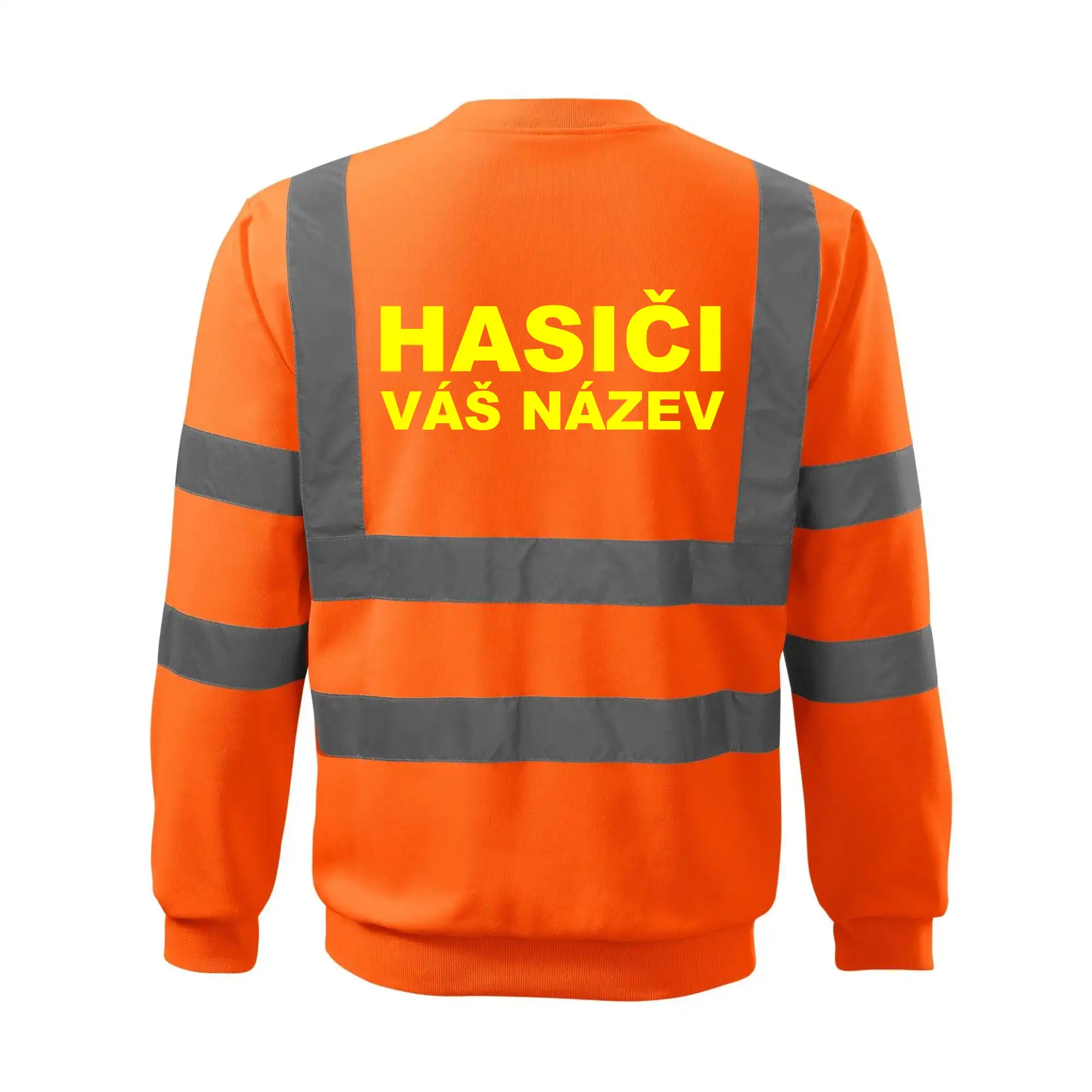 Hasiči - žlutý nápis - váš název sboru