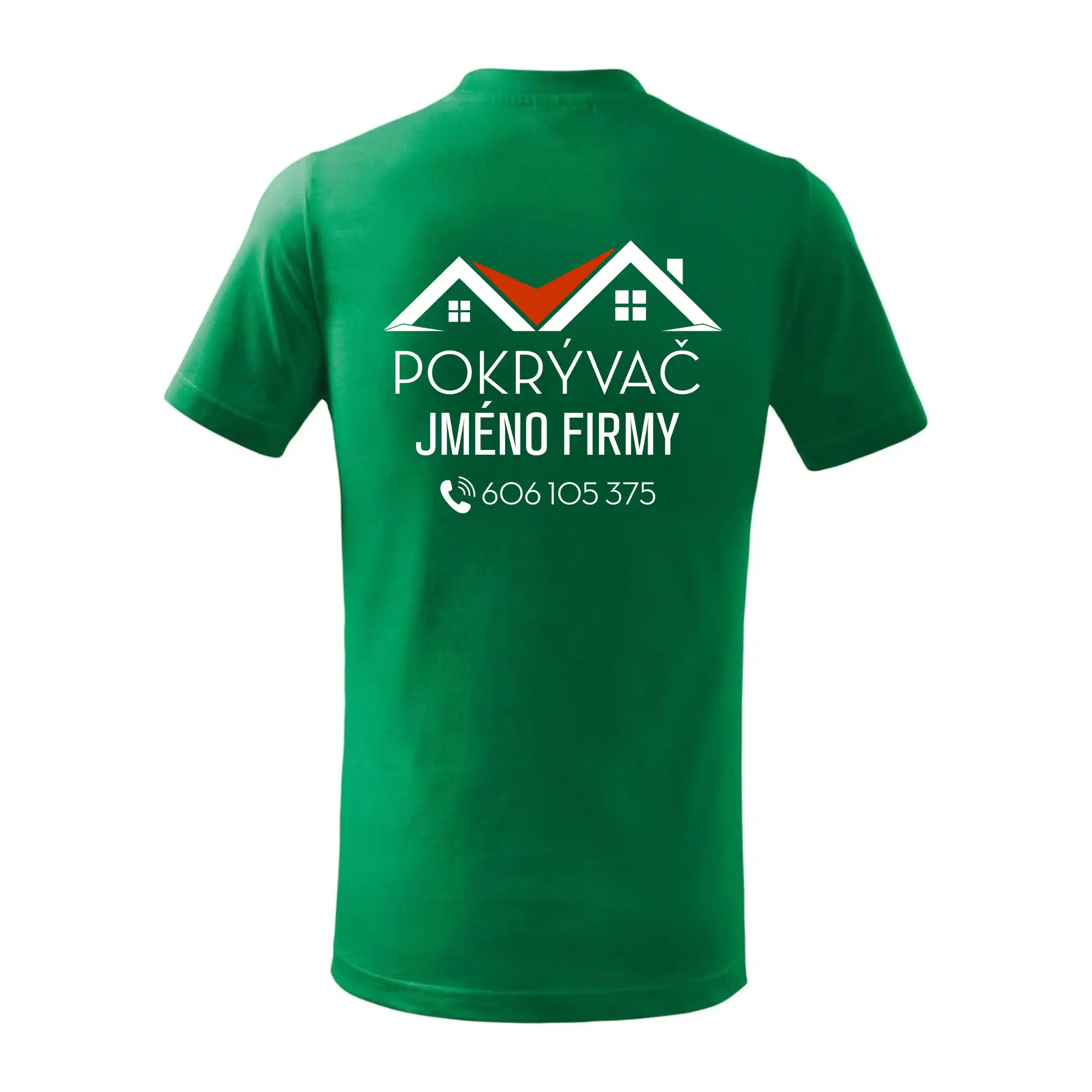 Tričko pro pokrývače - Dvě střechy
