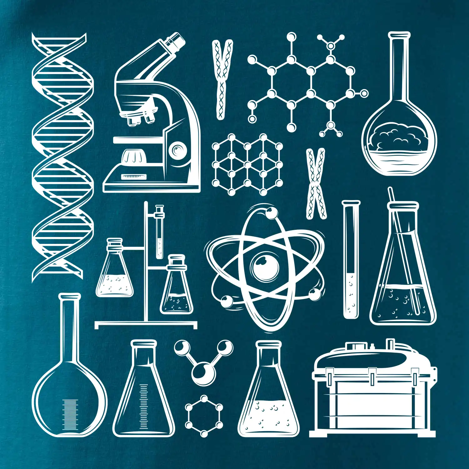 Laboratoř - ikony