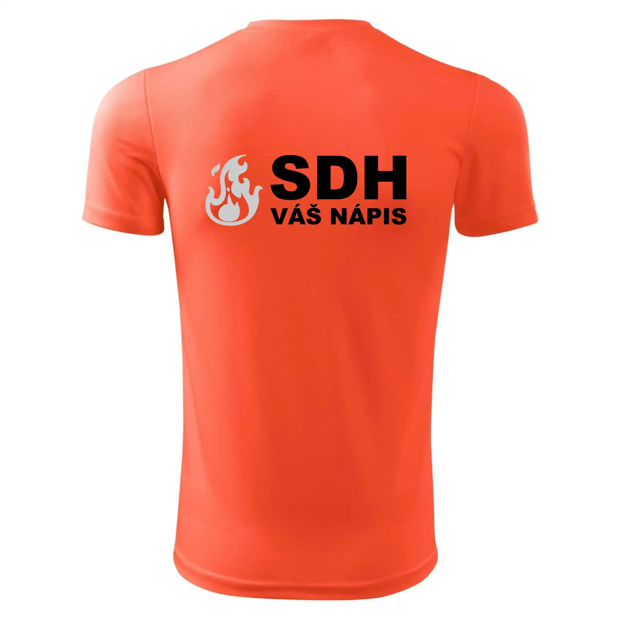 SDH REFLEXNÍ nápis (oheň, firesport, název sboru - vlastní nápis)