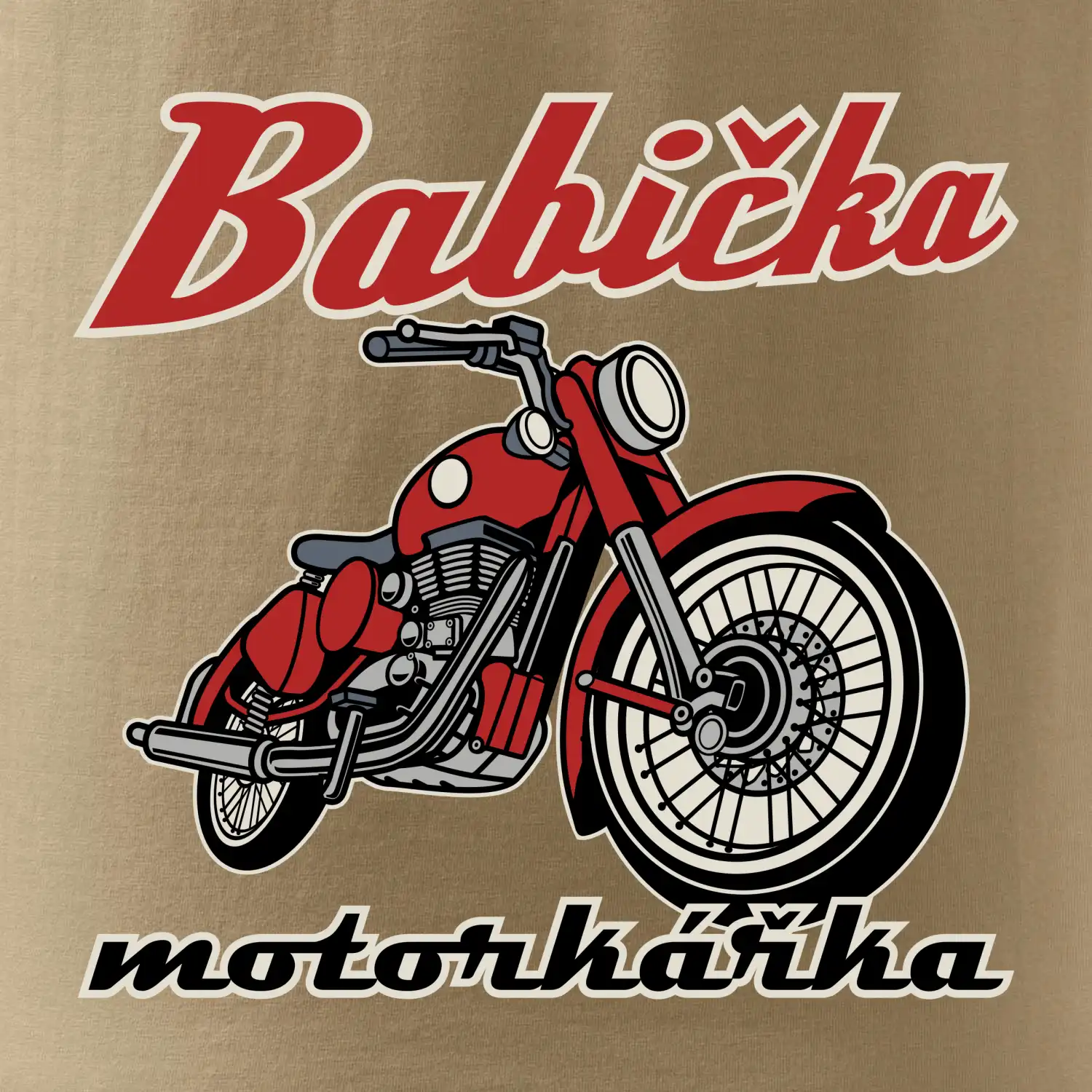 Dědeček / babička motorkář