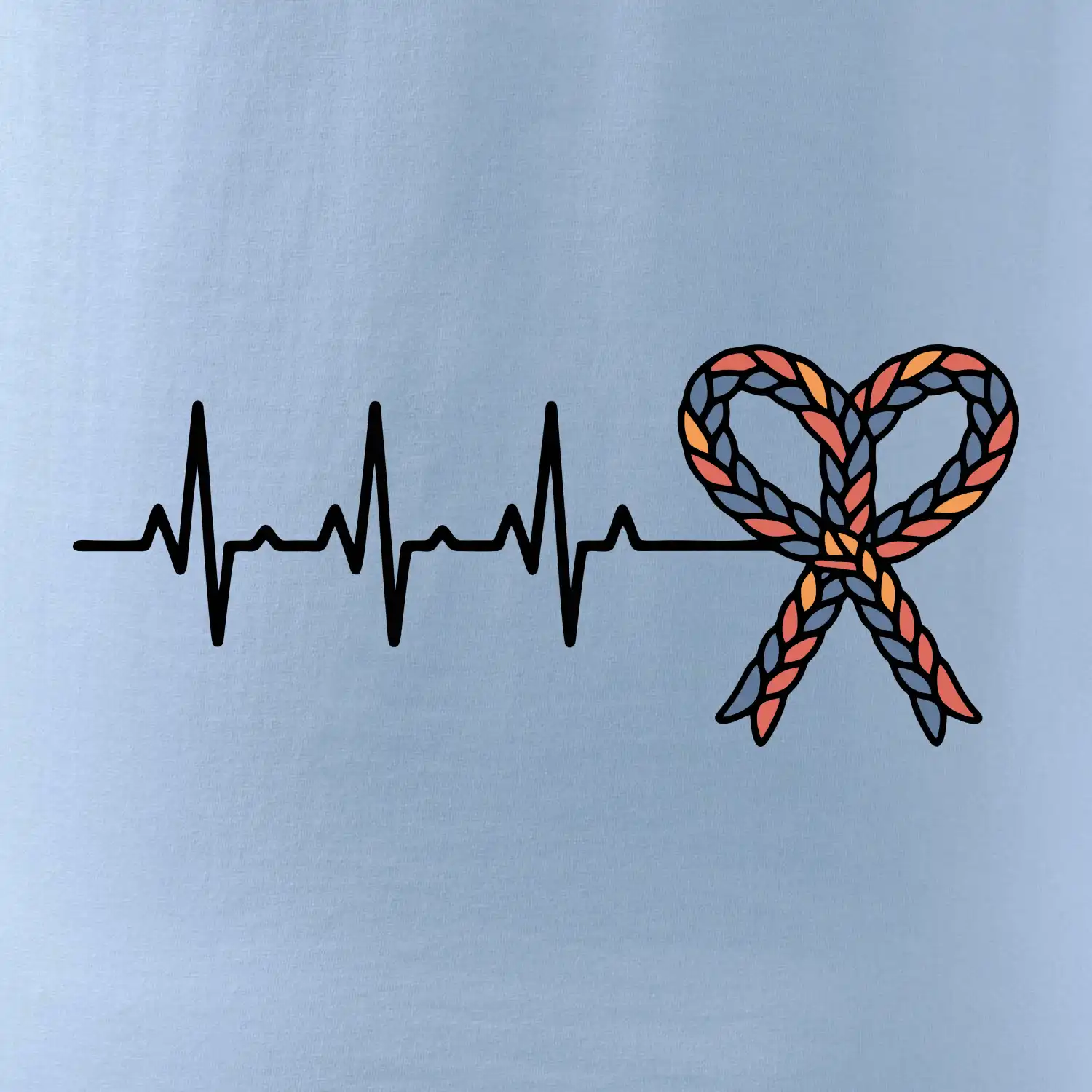 EKG srdce velikonoce