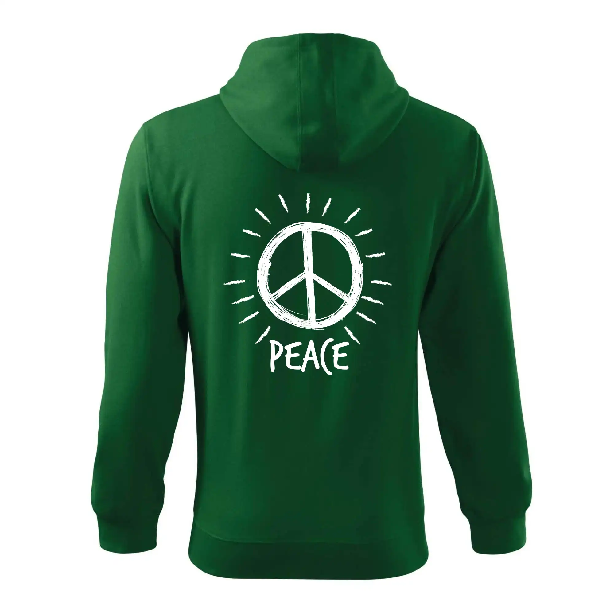 Peace symbol černobílý