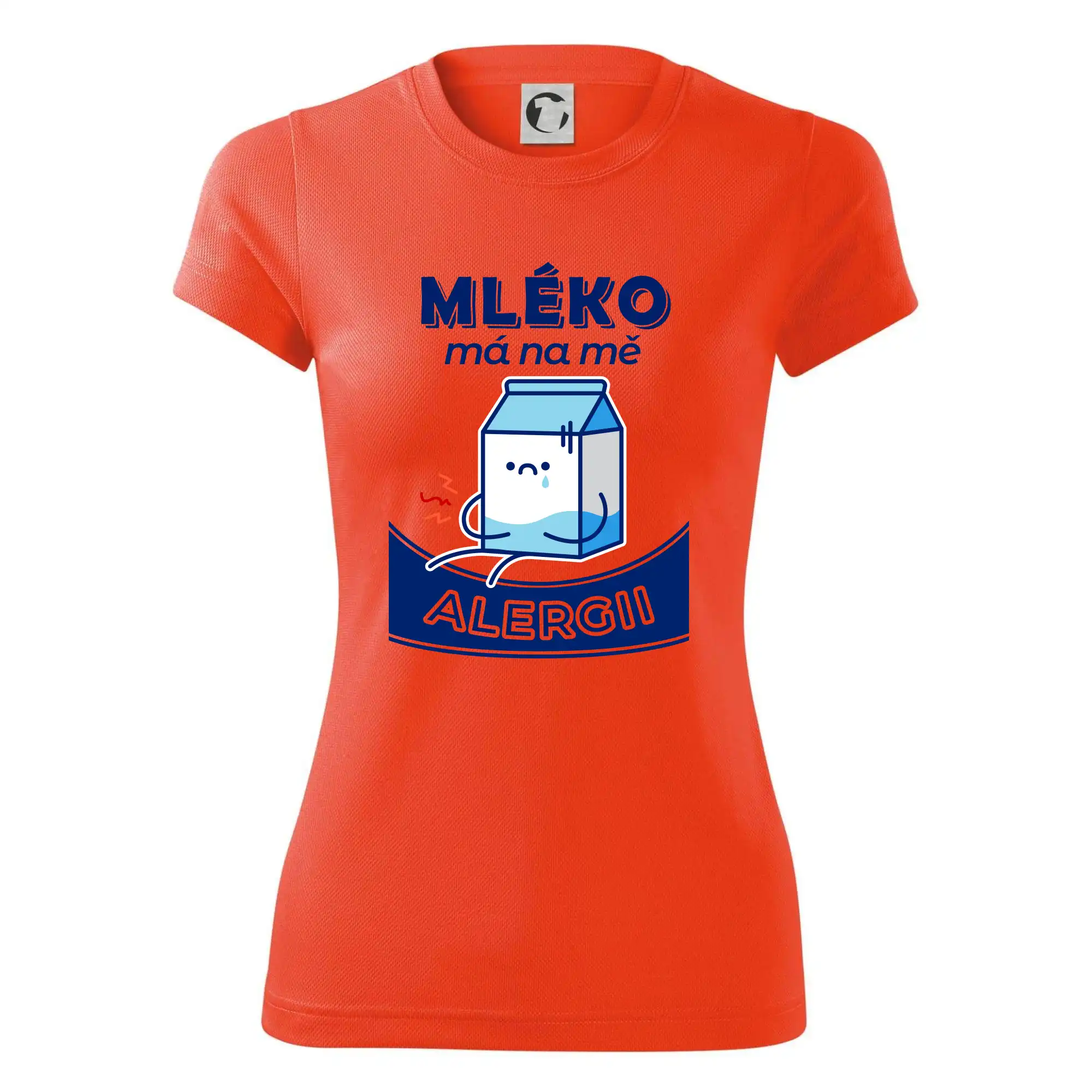 Mléko má na mě alergii