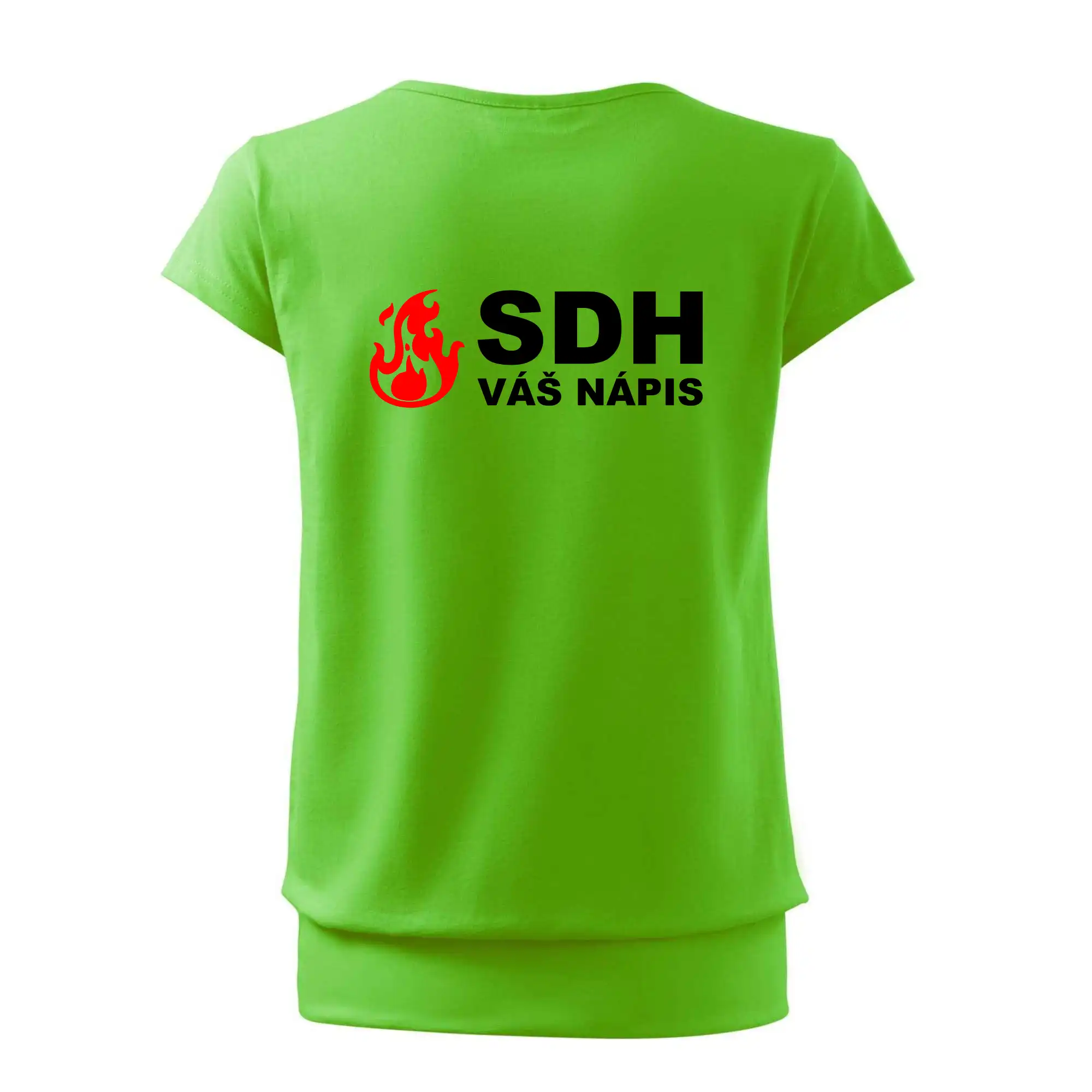 SDH nápis (oheň, název sboru - vlastní nápis)