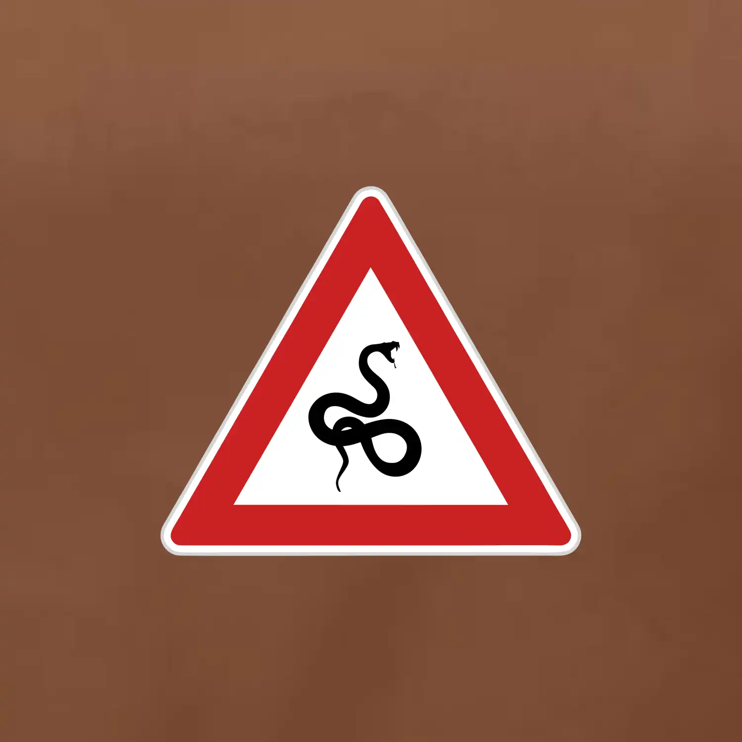 Dopravní značka - Pozor had