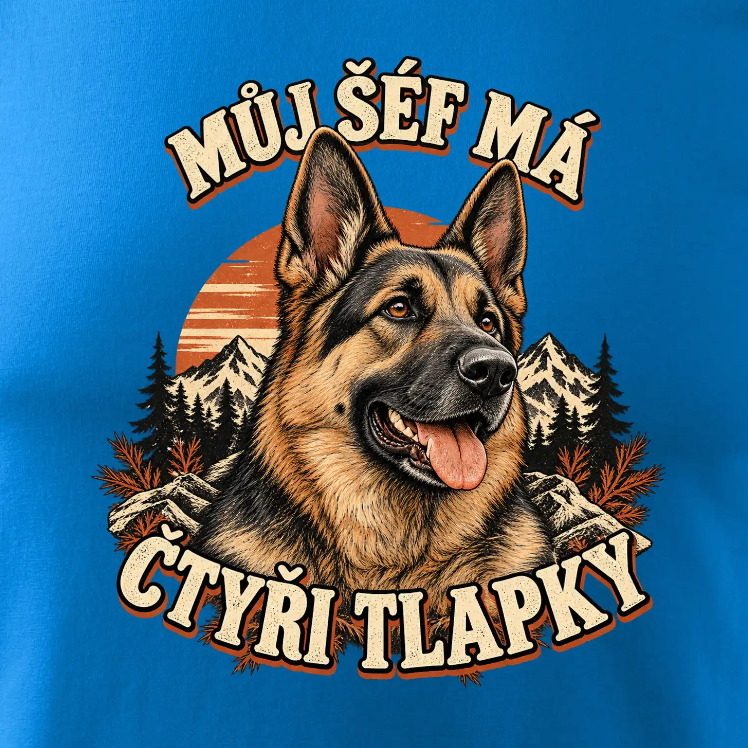 Můj šéf má čtyři tlapky - německý ovčák