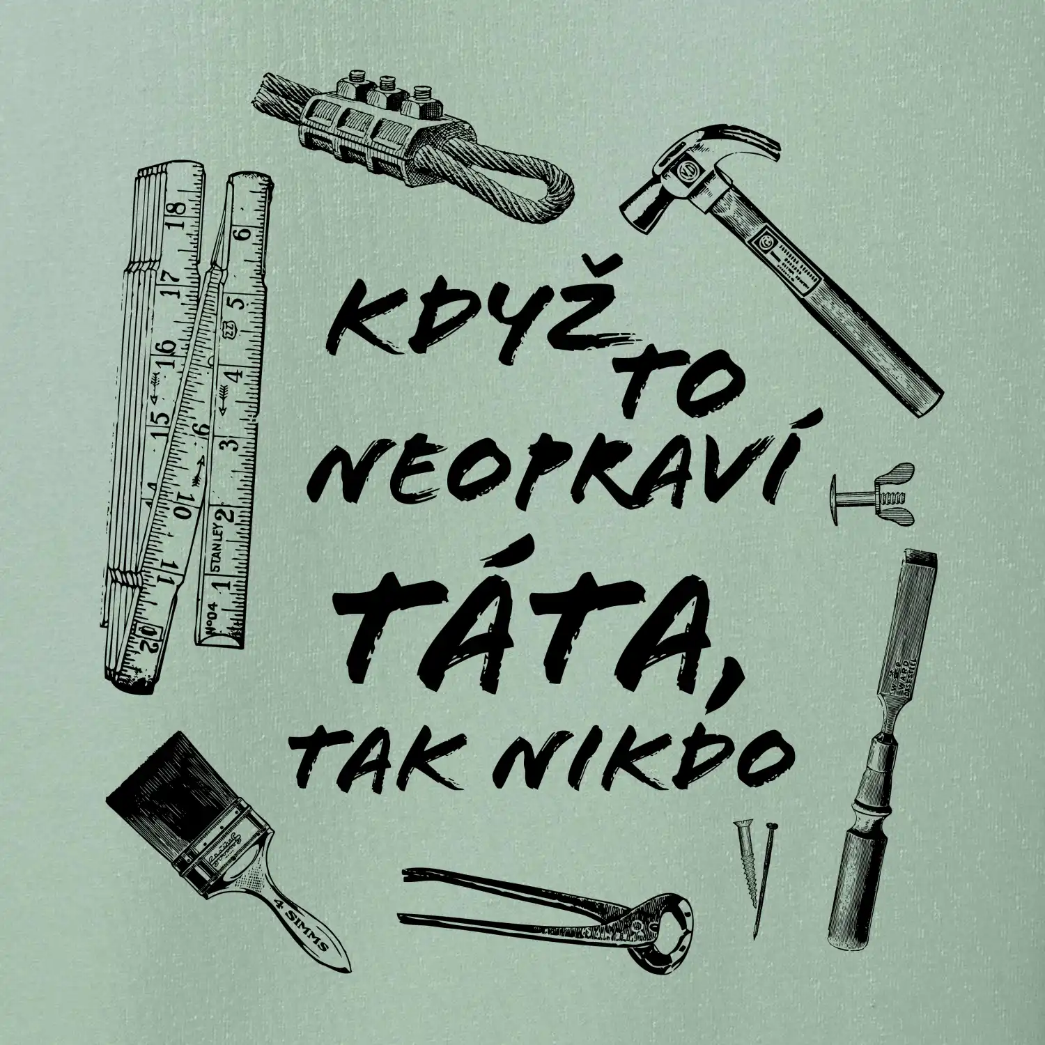 Když to neopraví táta, tak nikdo černobílé