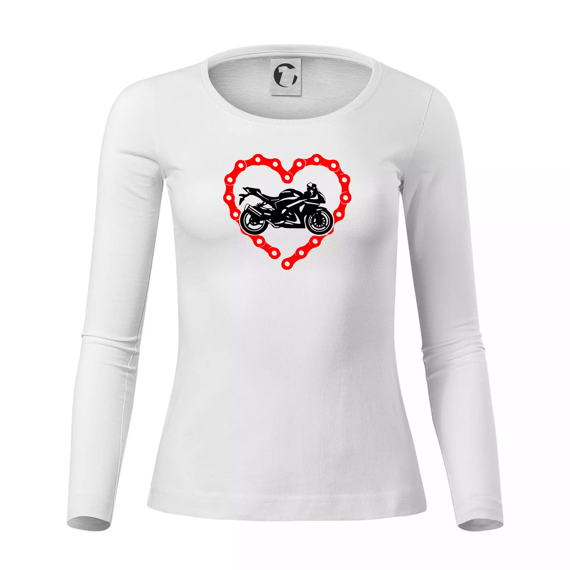 Moto srdce řetěz - supersport