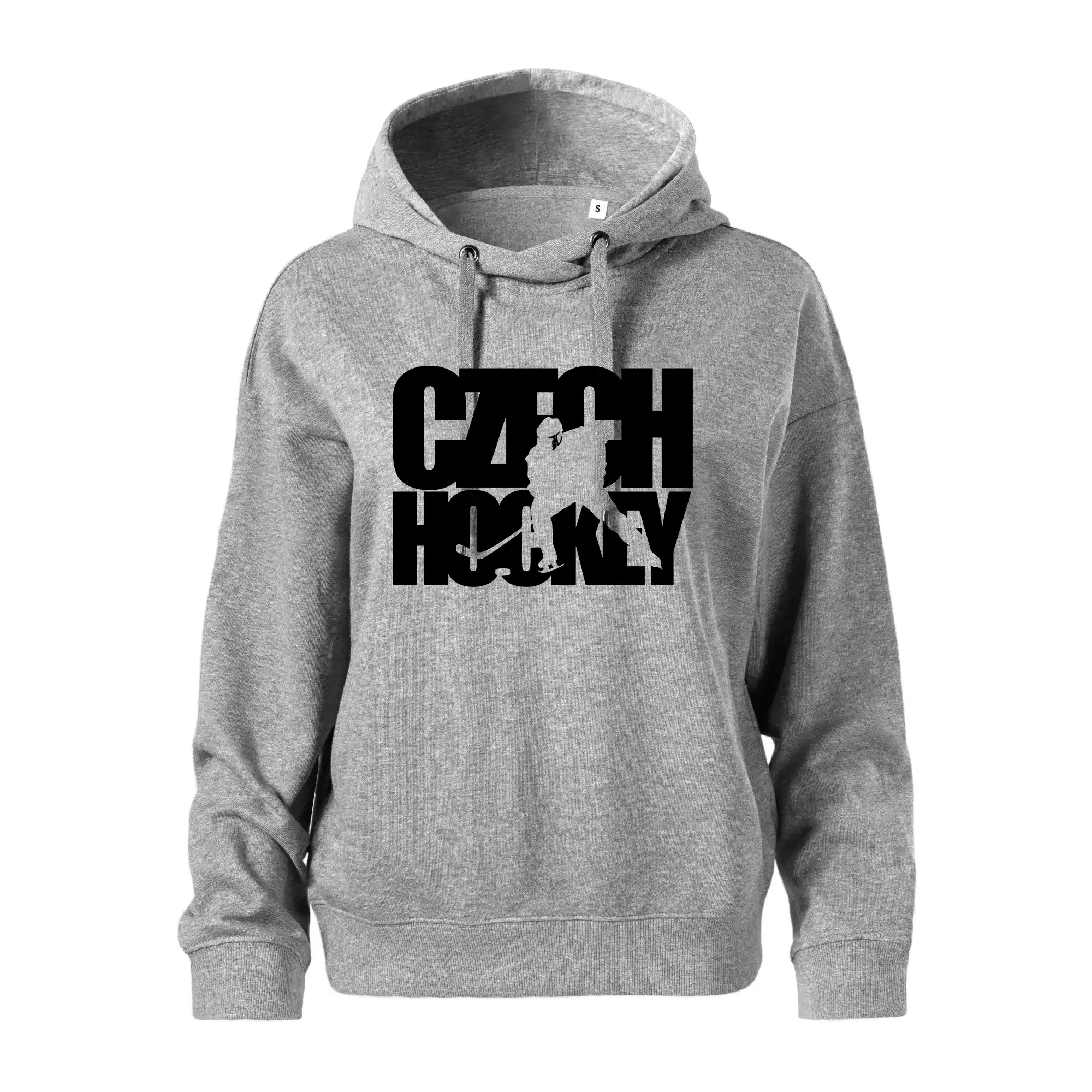 Czech hockey - nápis s hokejistou - Mistrovství světa v ledním hokeji 2026