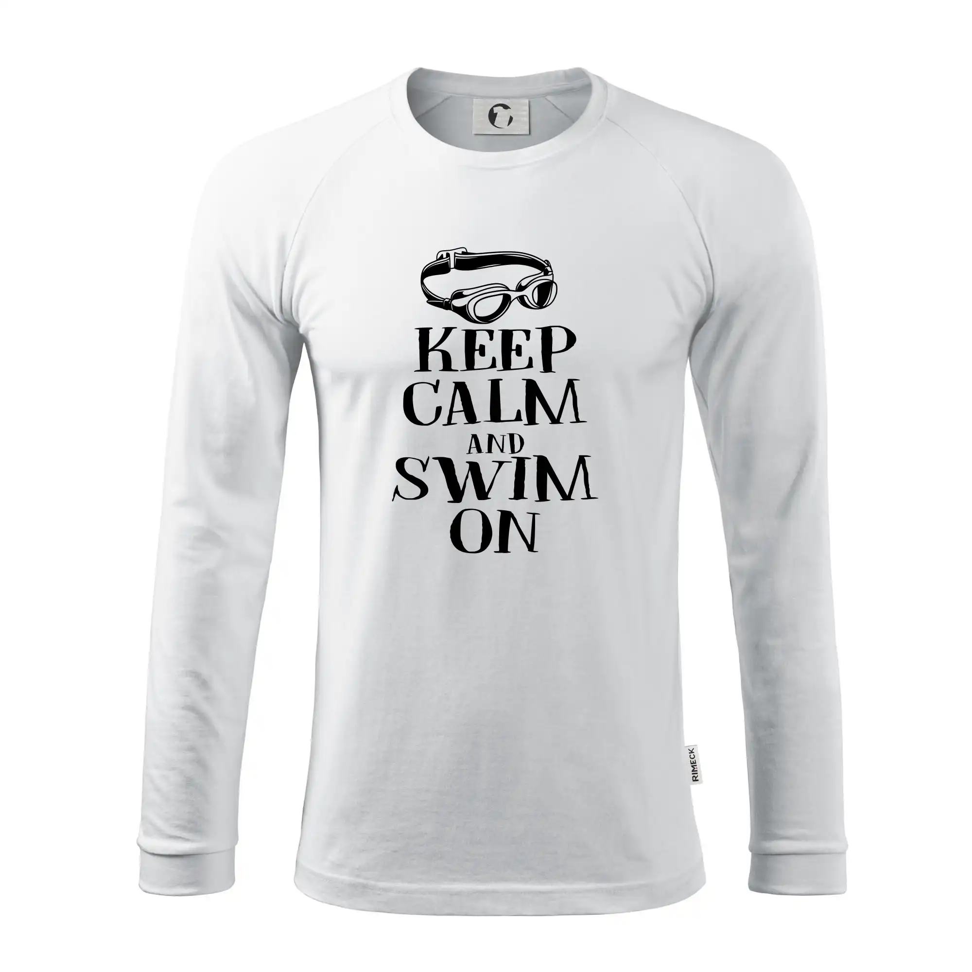 Keep calm and swim on