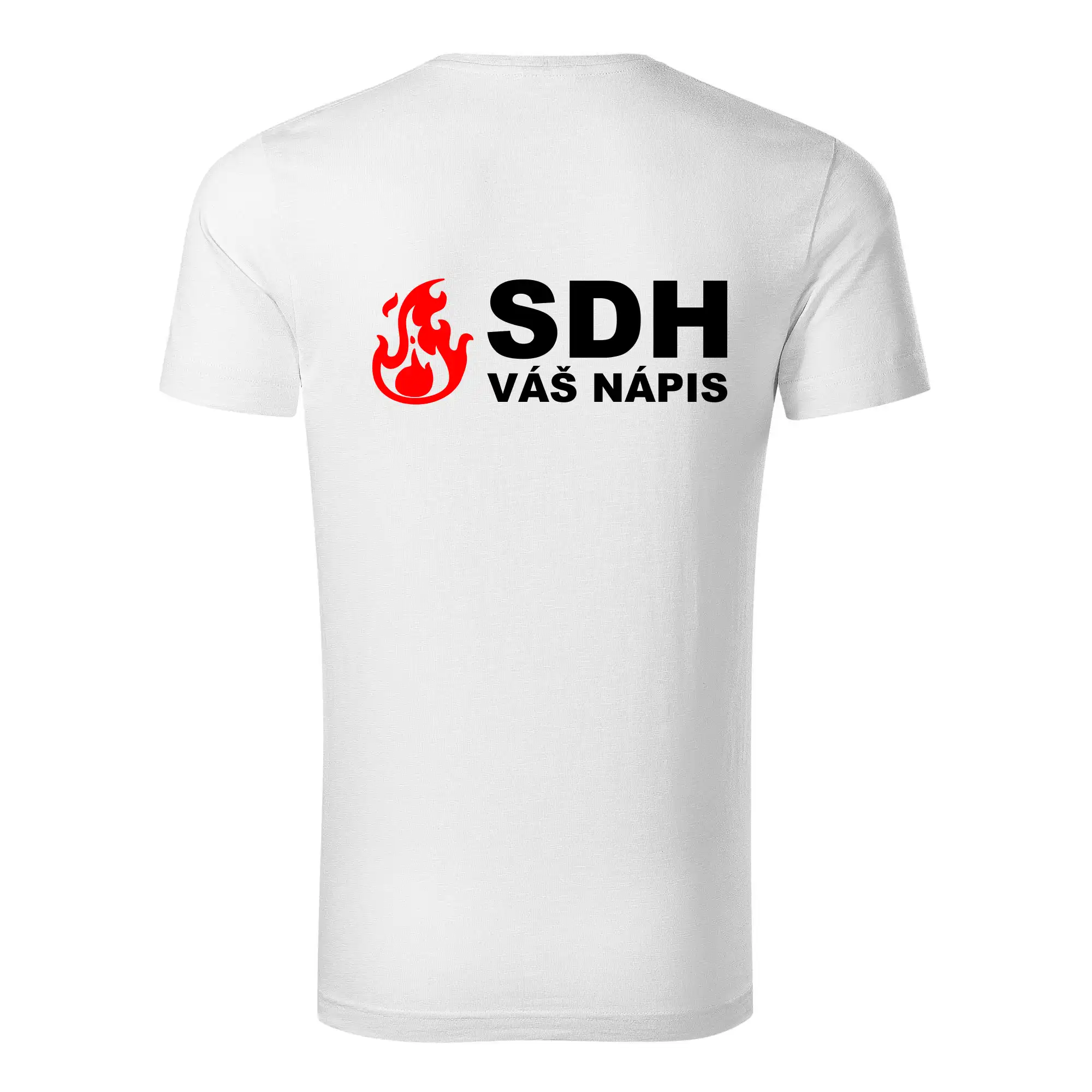 SDH nápis (oheň, název sboru - vlastní nápis)