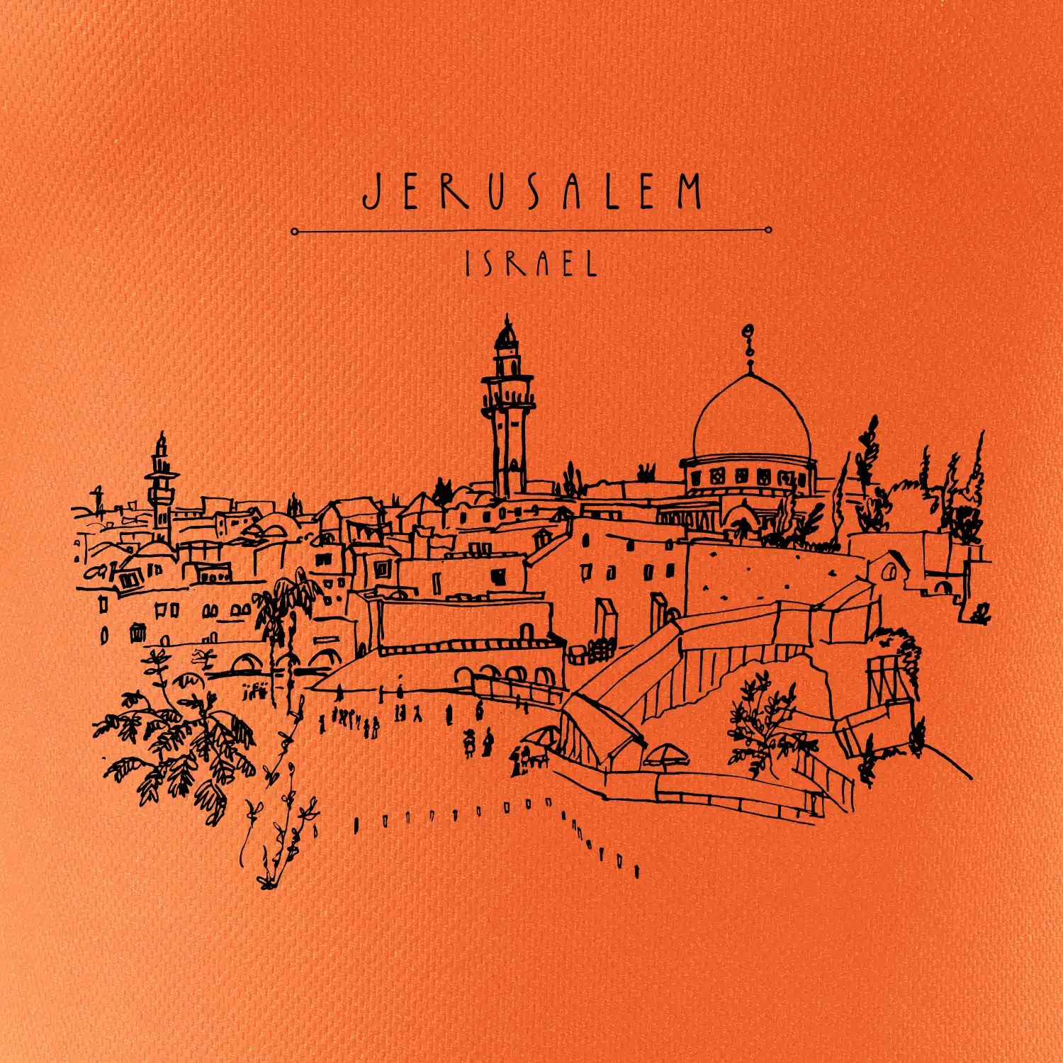 Kreslený Jeruzalém