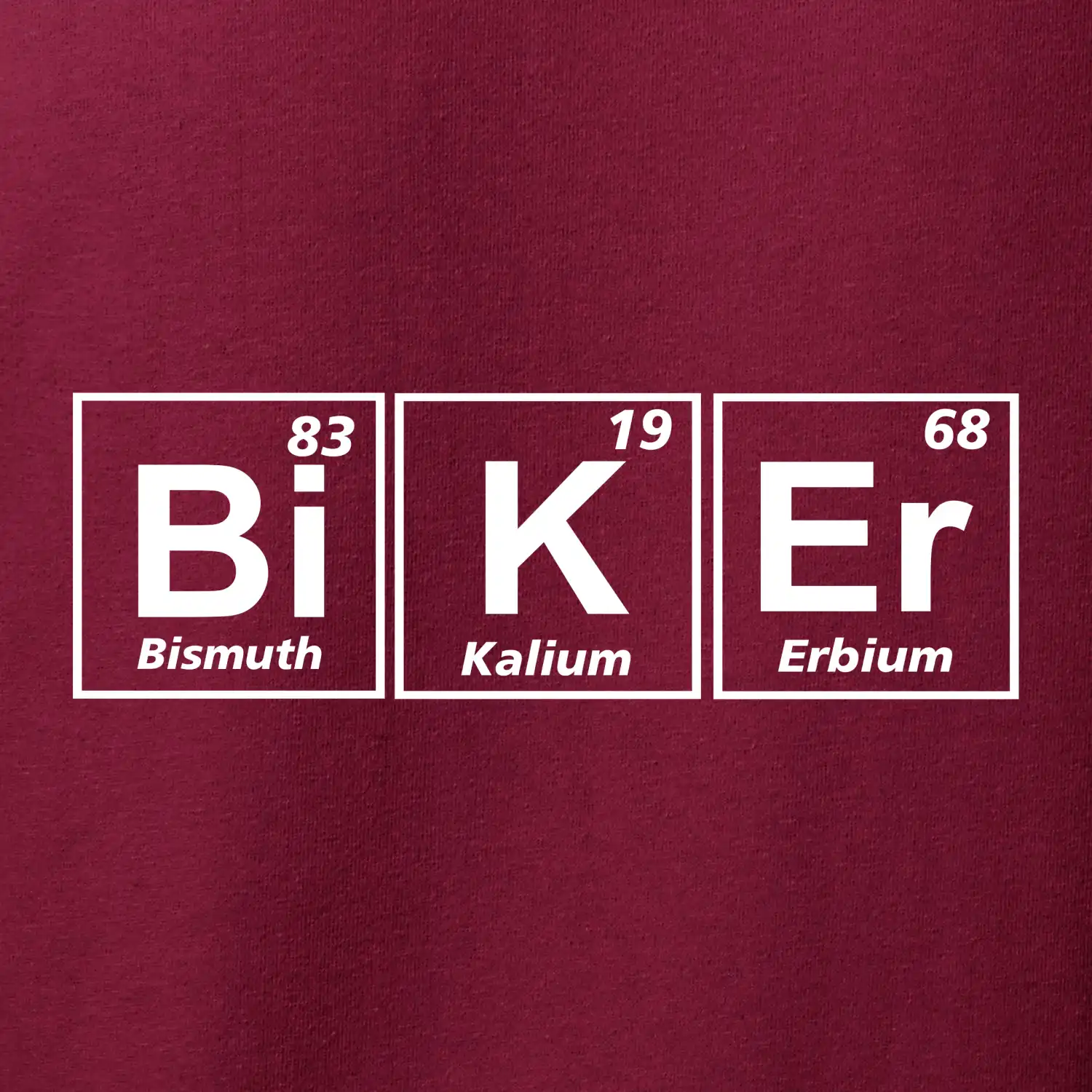 Biker  - Tabulka prvků