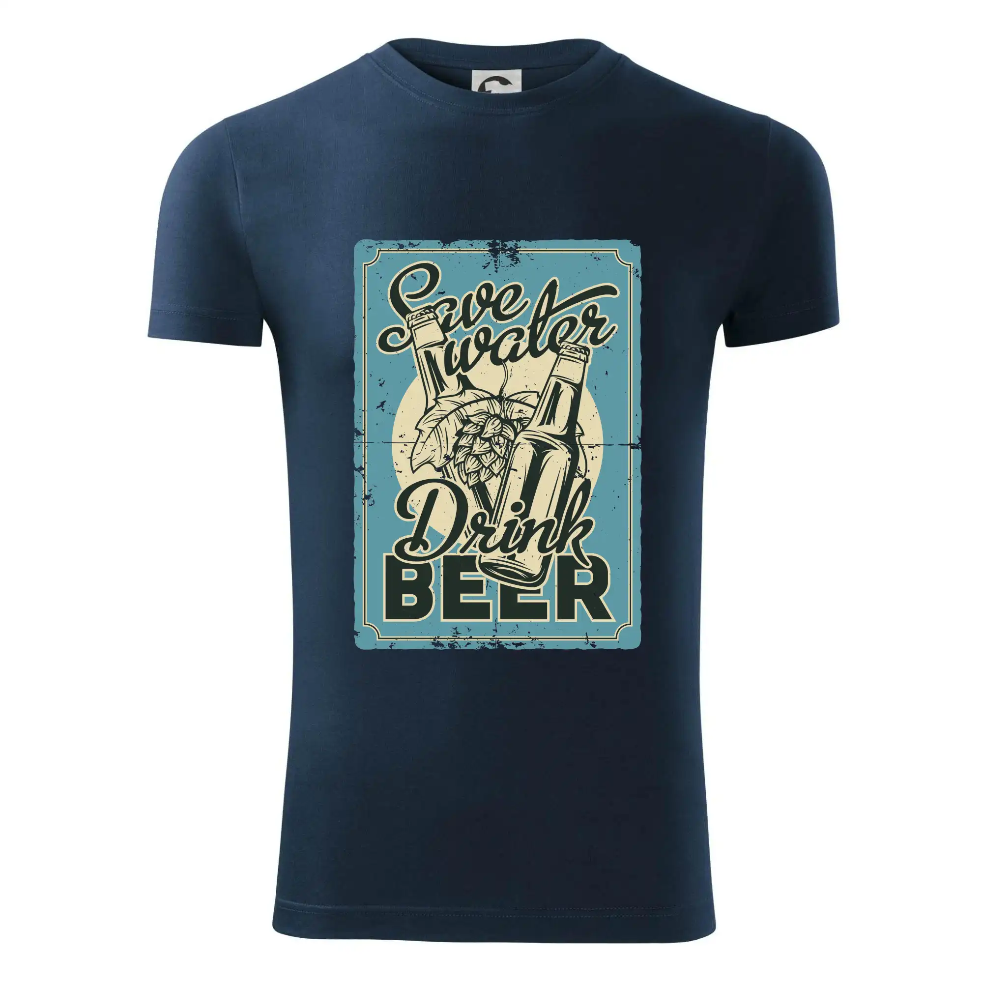 Save water drink beer poster