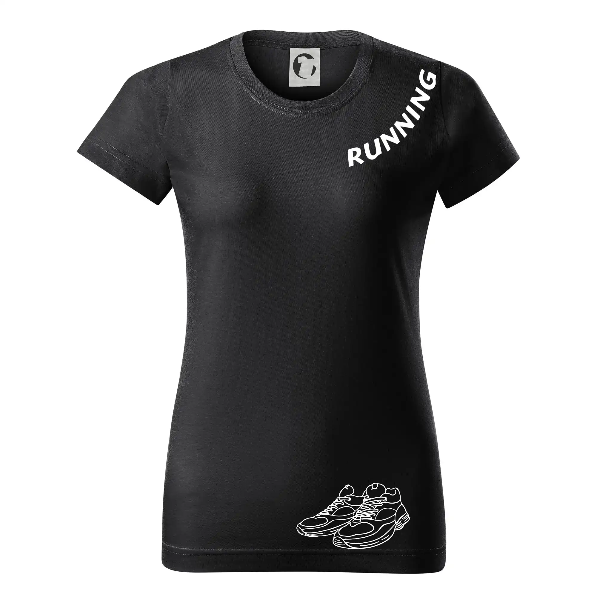 Running nápis šikmo