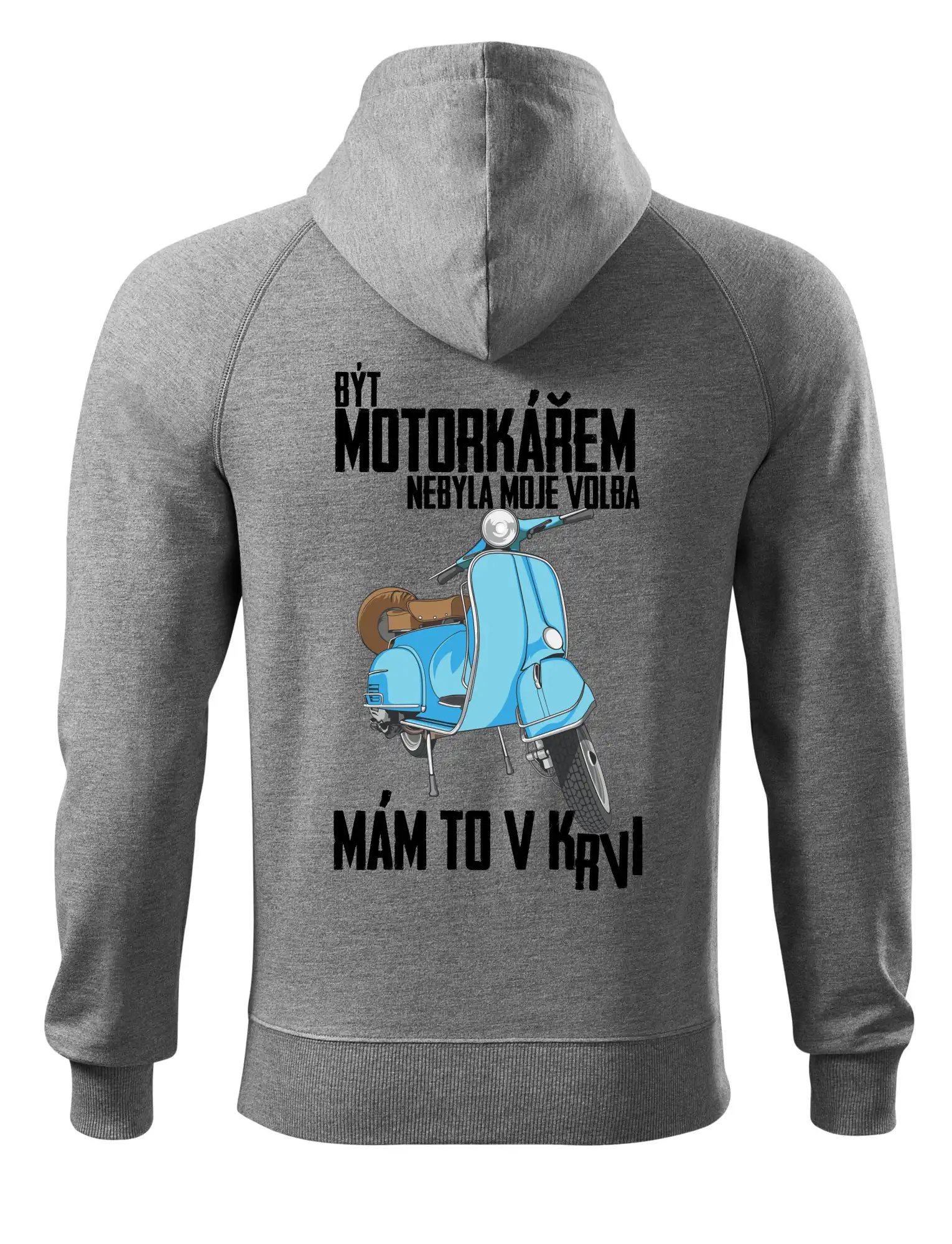 Být motorkářem nebyla moje volba skútr