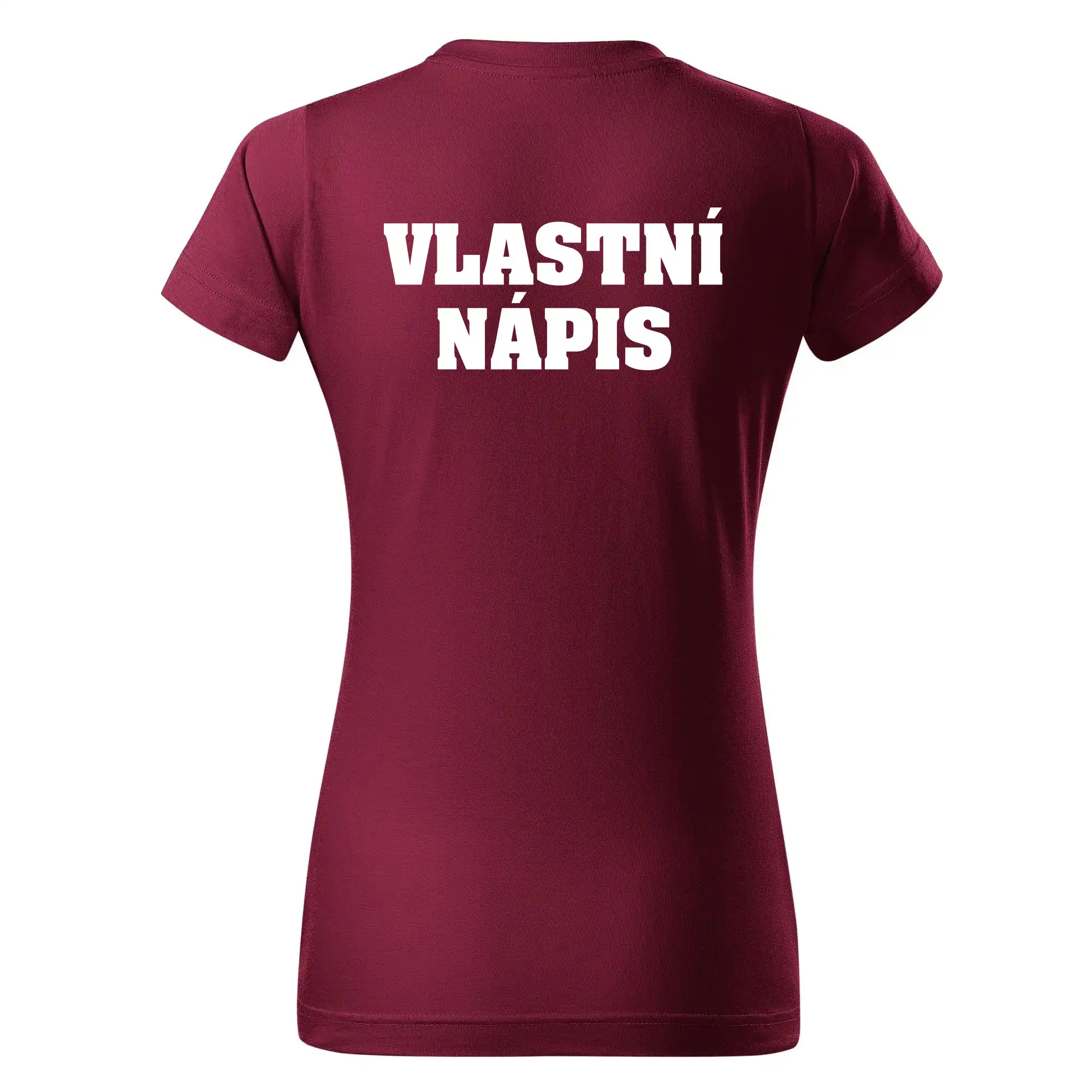 Hvězda života - vlastní nápis vpředu a vzadu