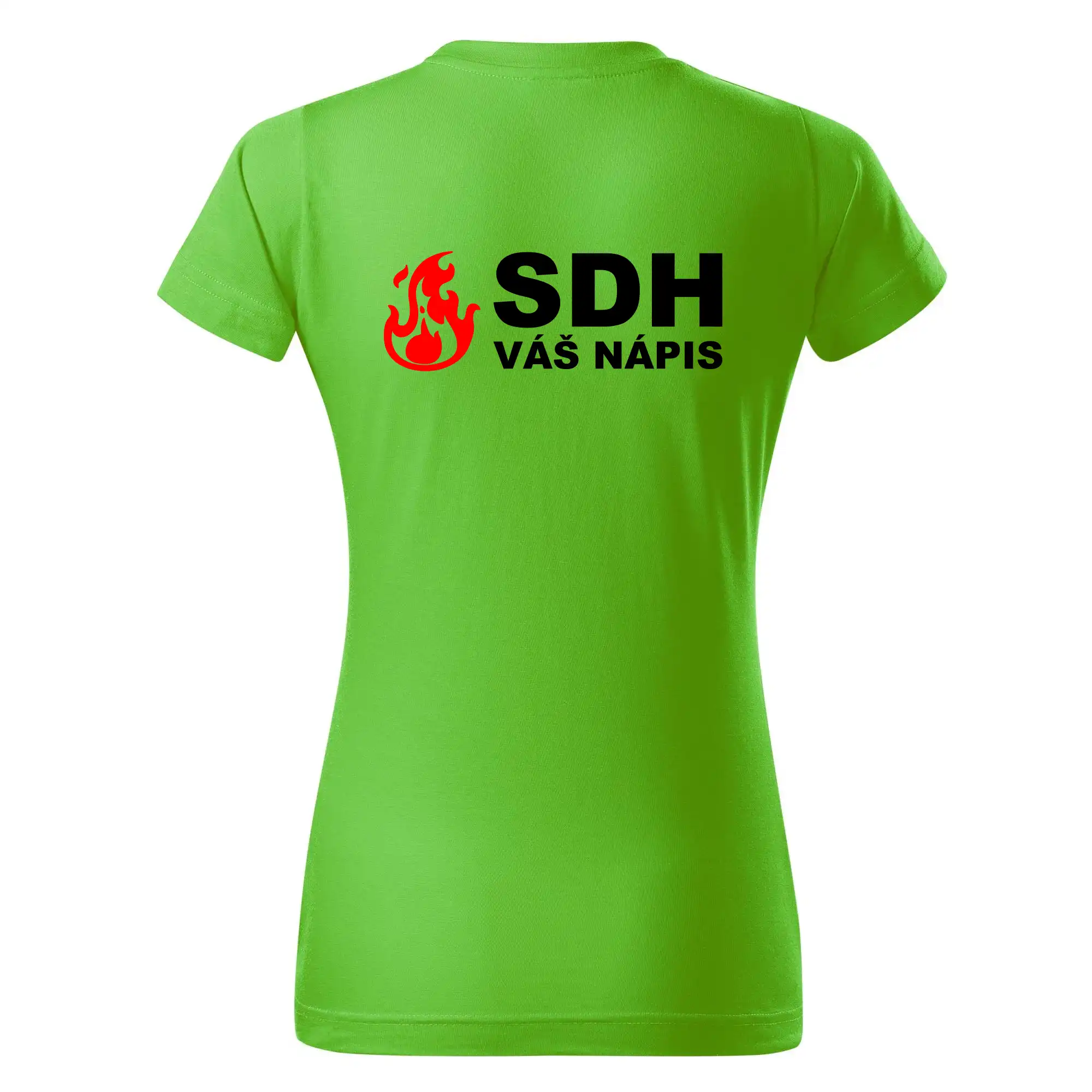SDH nápis (oheň, firesport, název sboru - vlastní nápis)