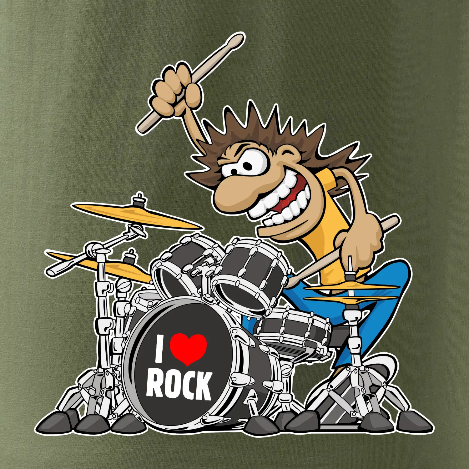 I love rock bubeník