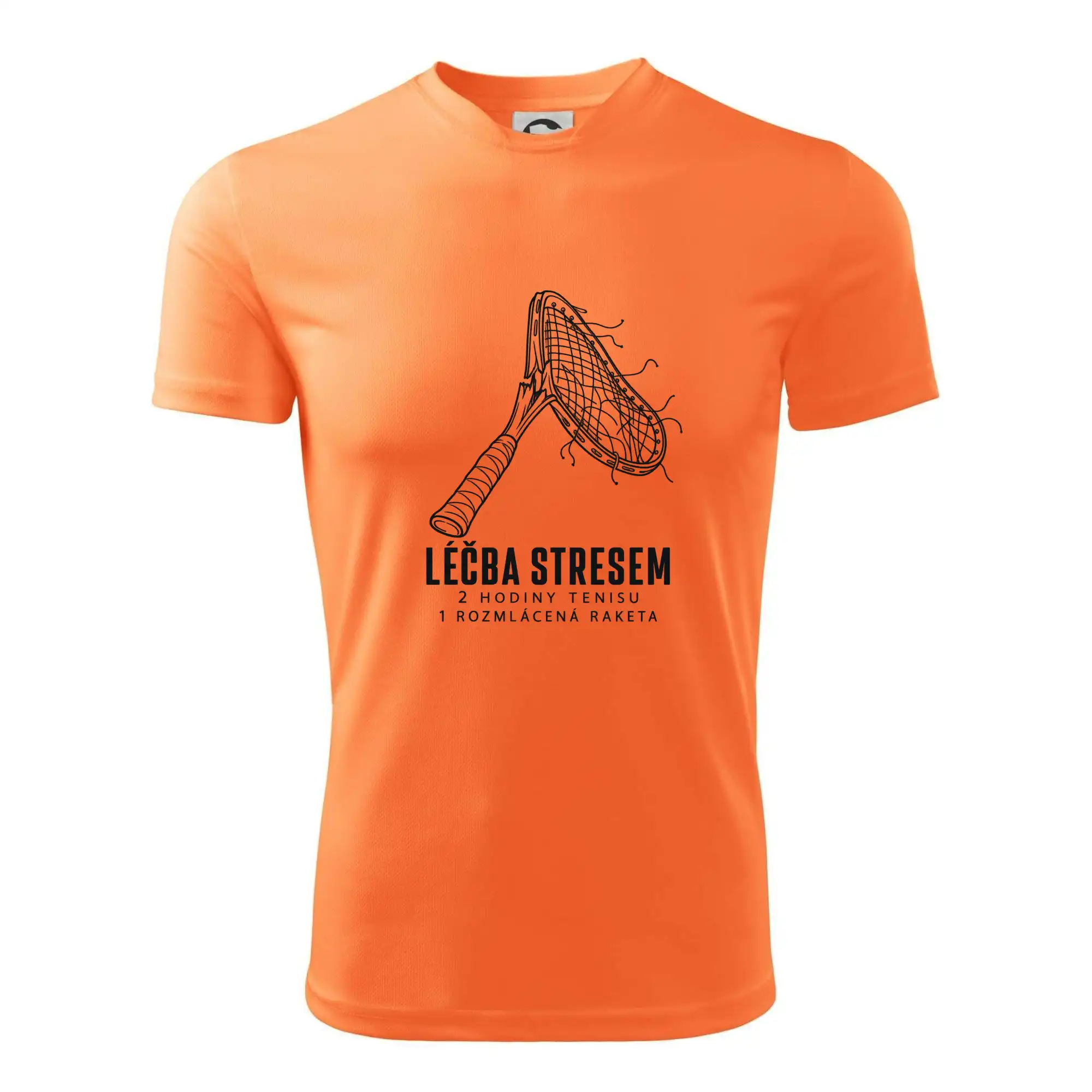 Léčba stresem rozmlácená raketa