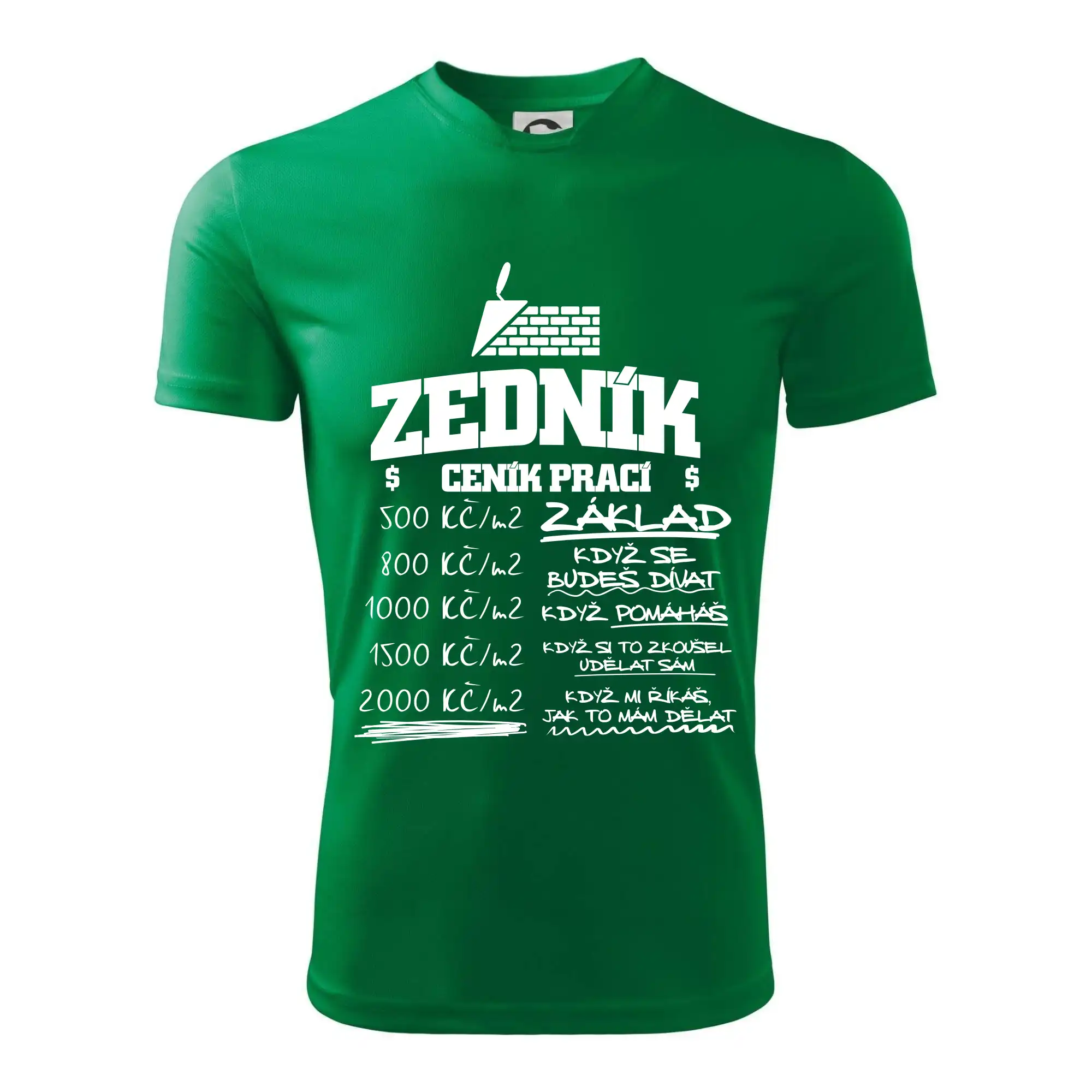 Ceník zedníka - cena za metr