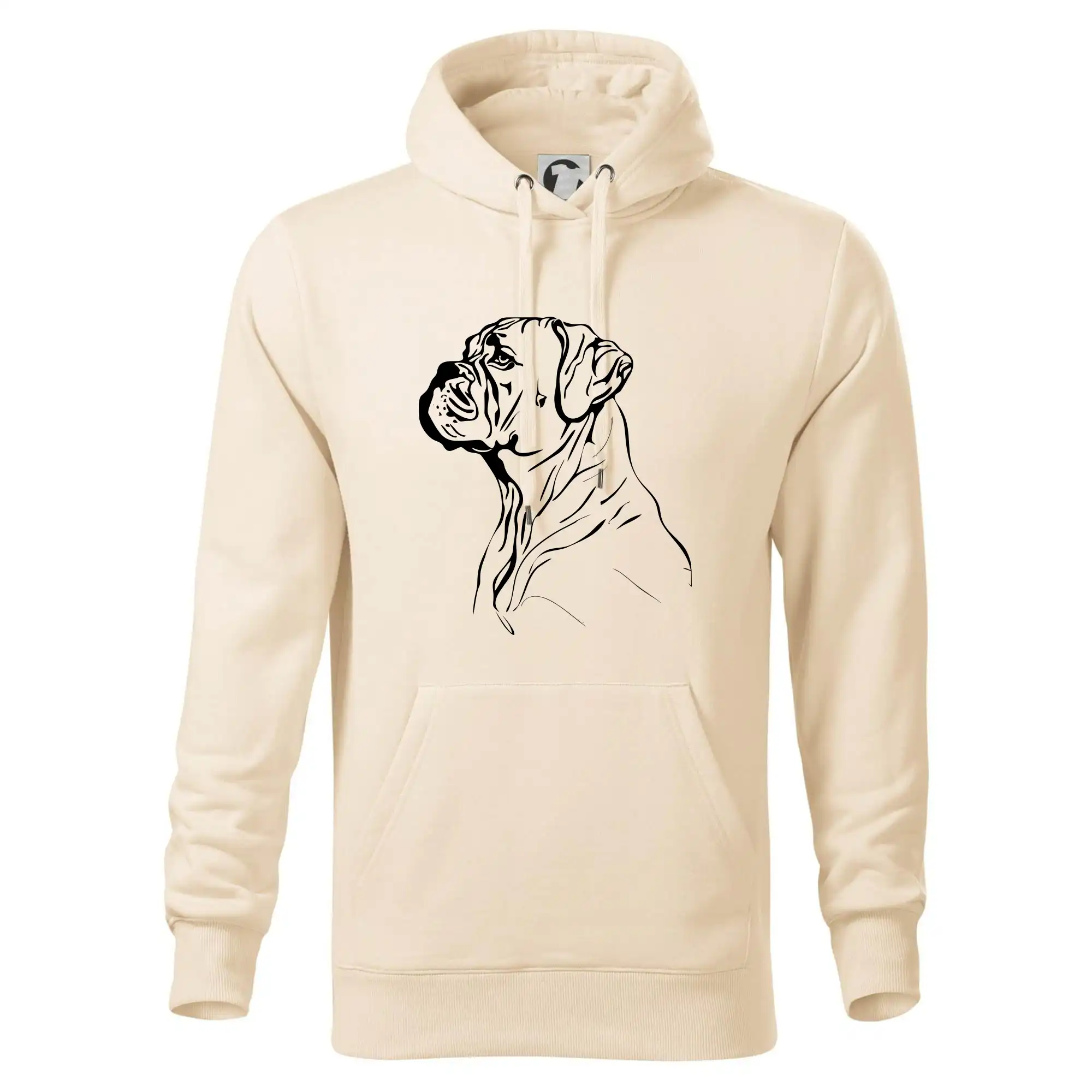 Boxer černá kresba