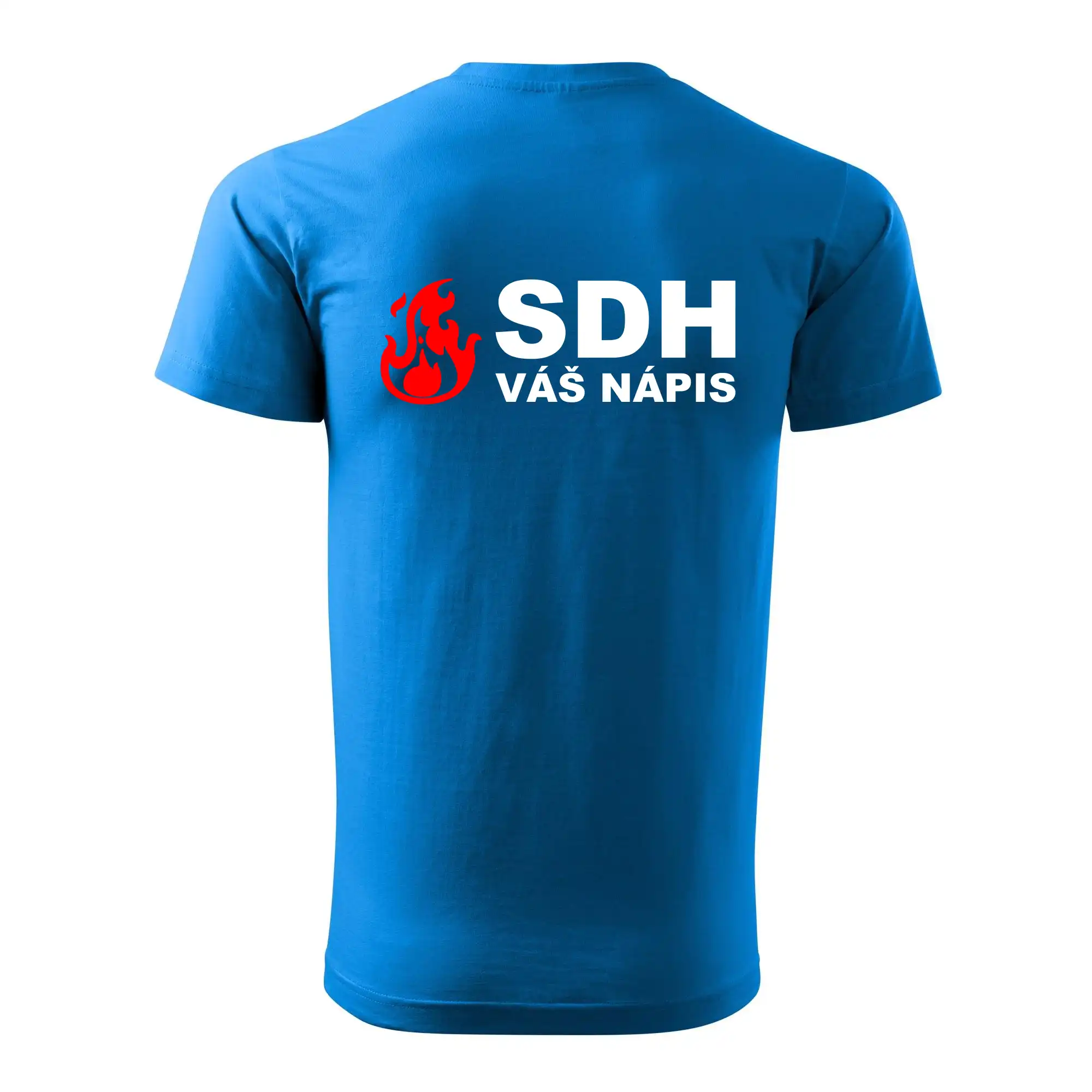SDH nápis (oheň, název sboru - vlastní nápis)