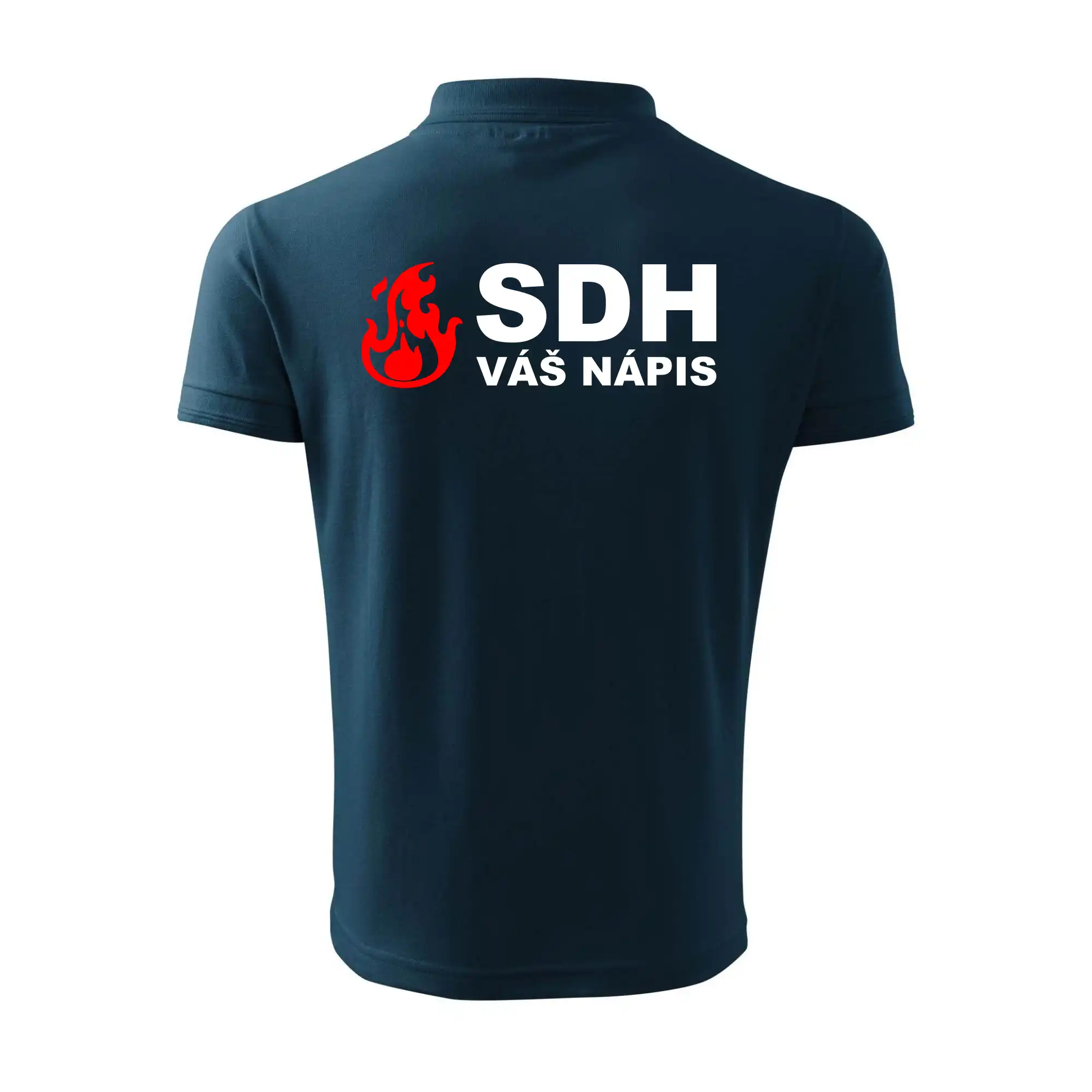 SDH nápis (oheň, firesport, název sboru - vlastní nápis)