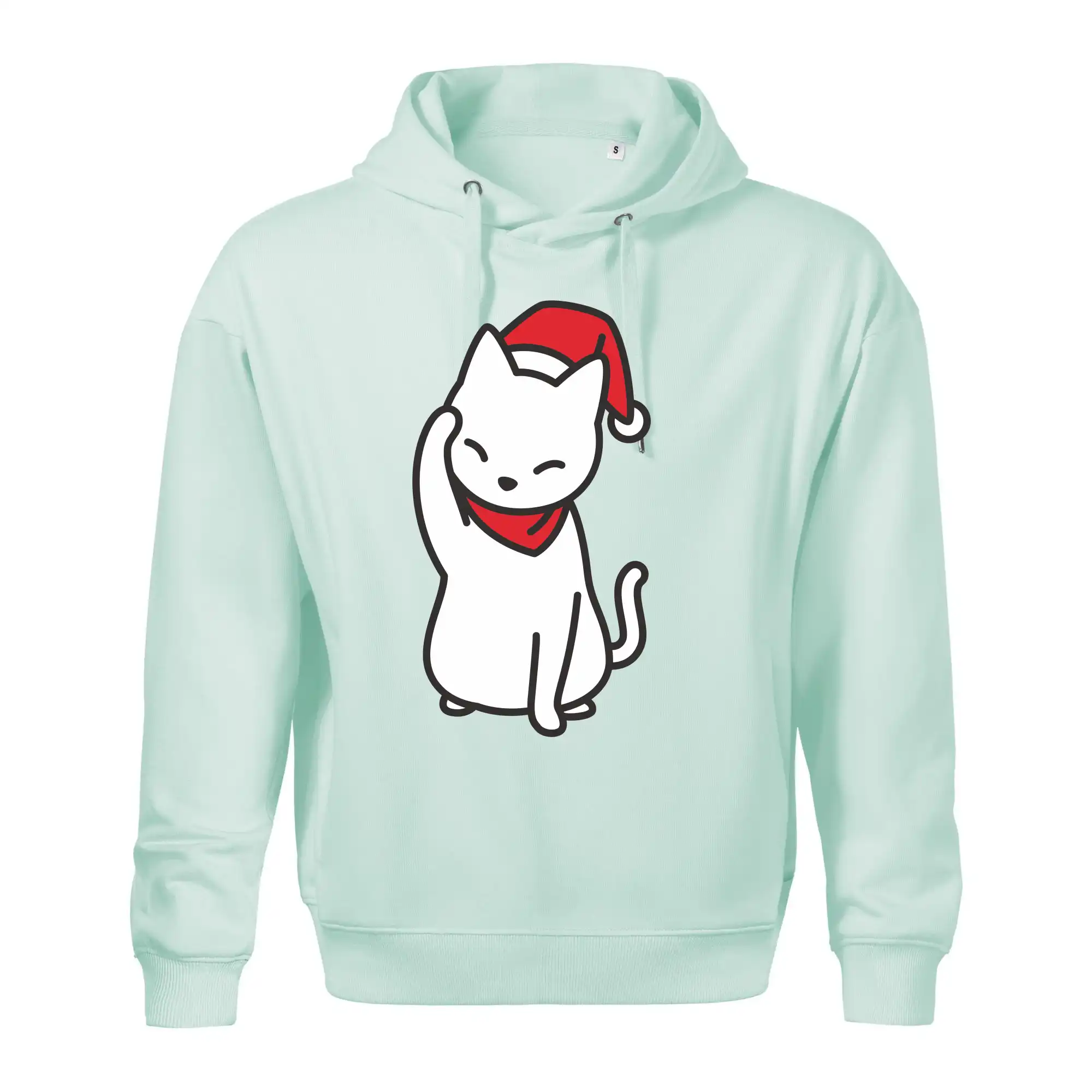 Vánoční kočka mávající