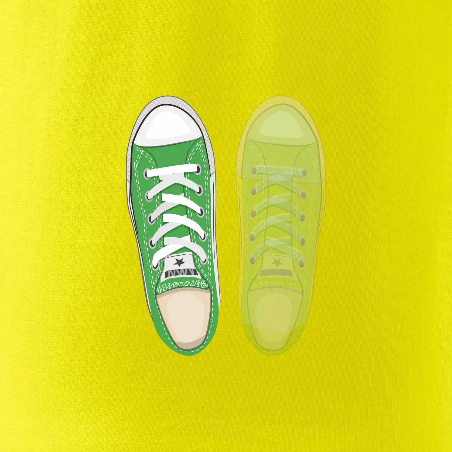 Párové boty - zelené