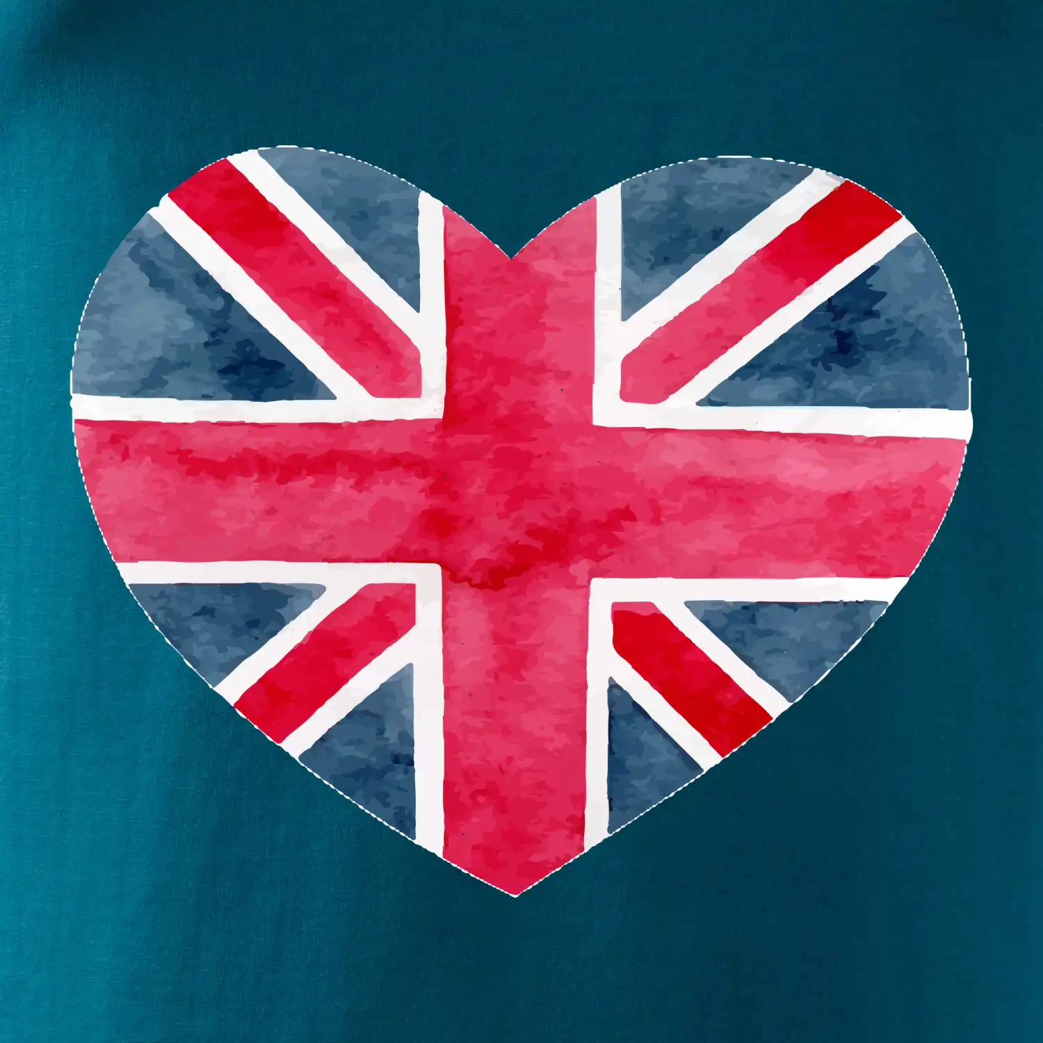 Britské srdce malované