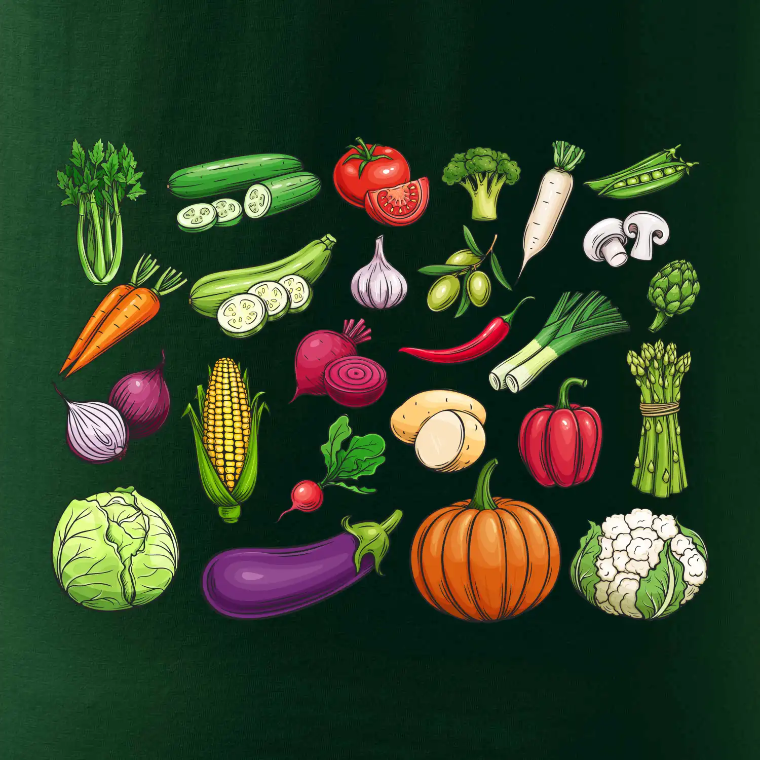 Zelenina ze zahrádky