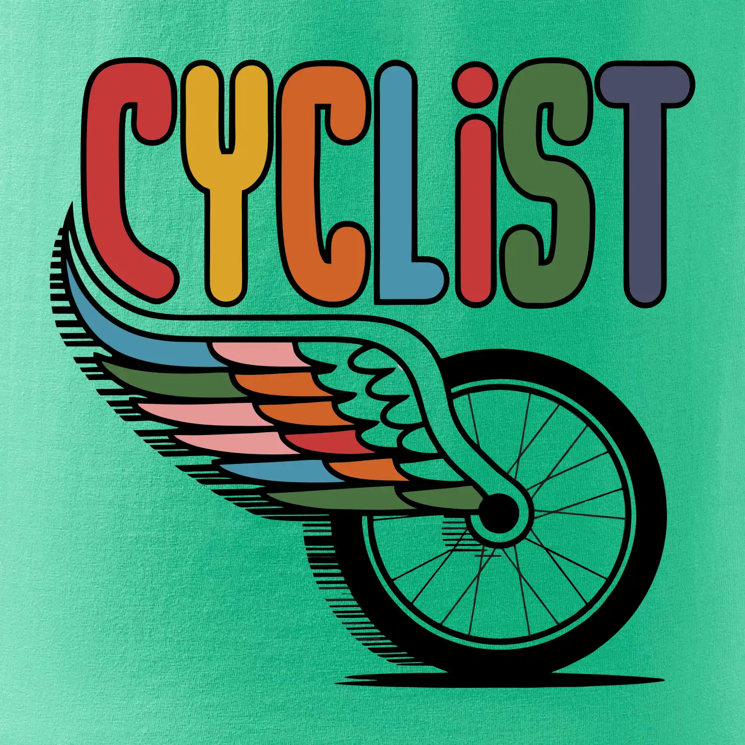 Cyclist - kolo a křídlo