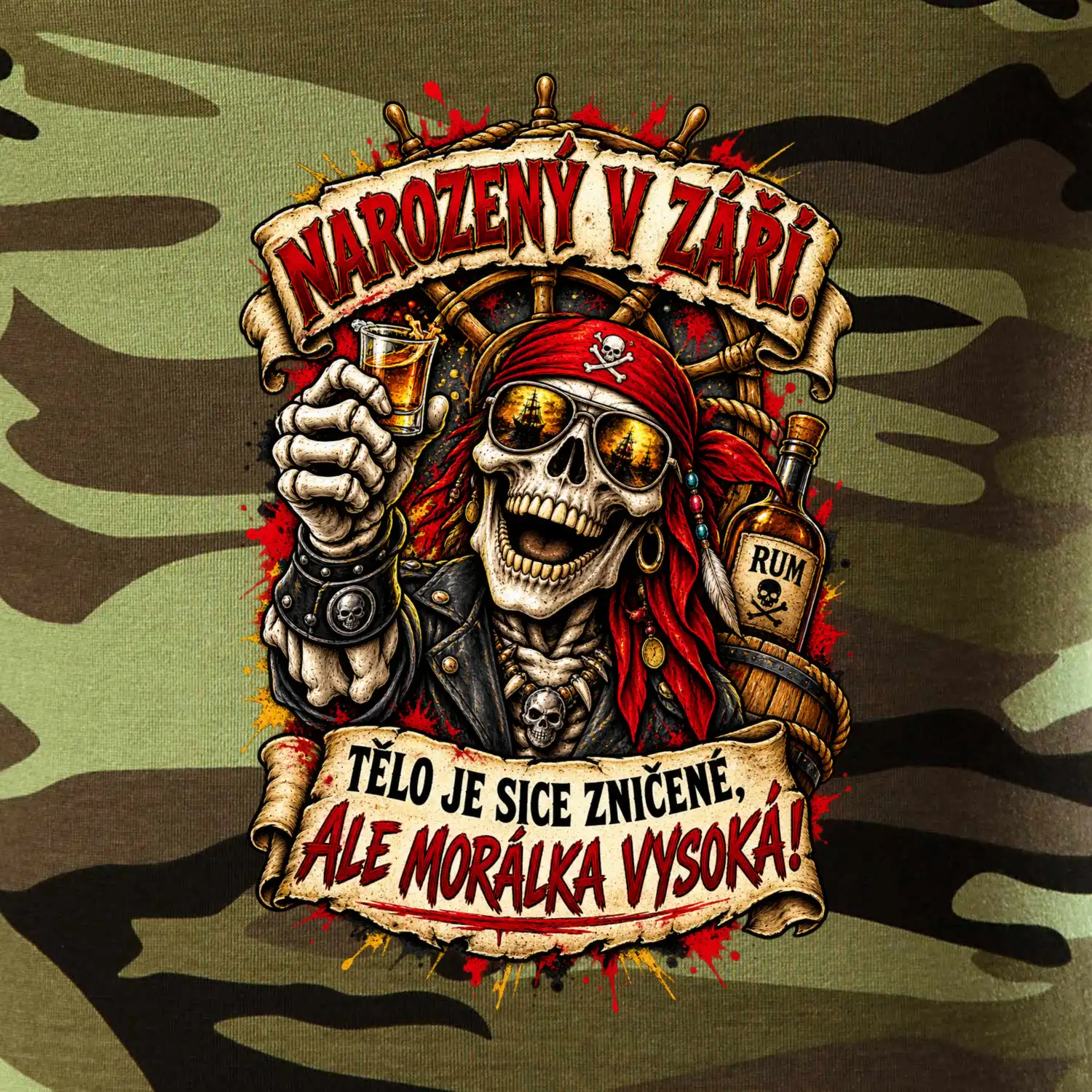 Narozený v září. tělo je sice zničené, ale morálka vysoká!