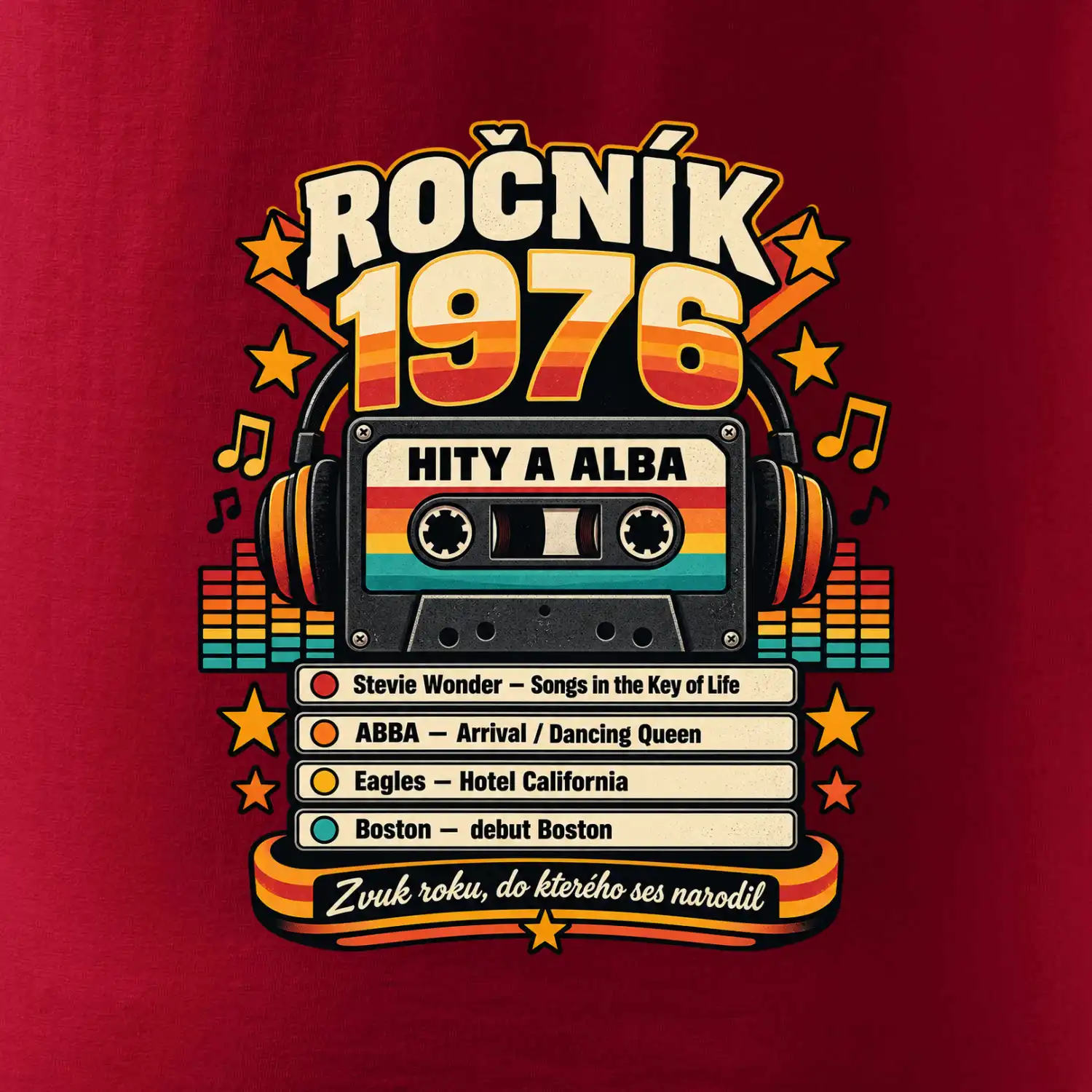 Ročník 1976 hity a alba