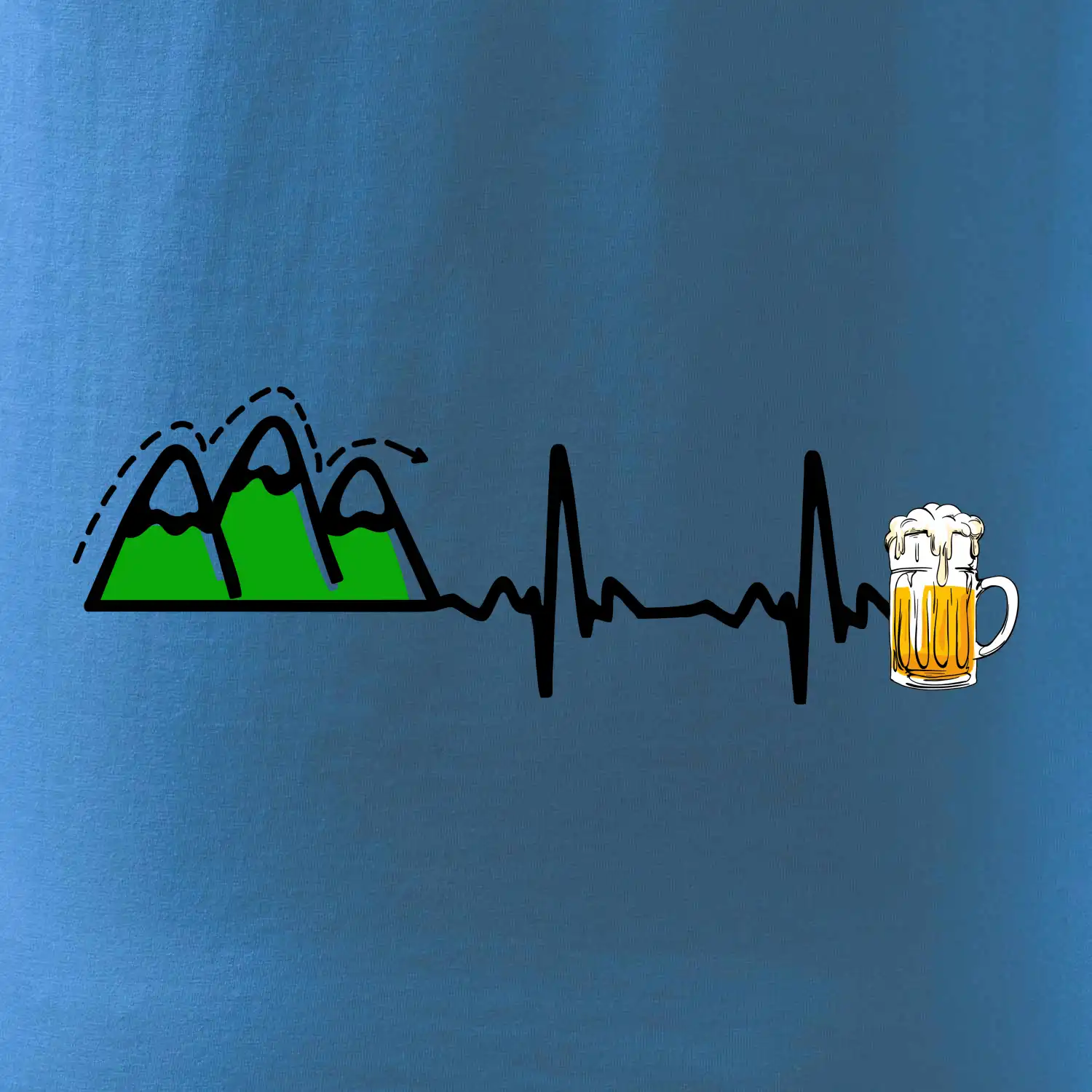 EKG z hor na pivo