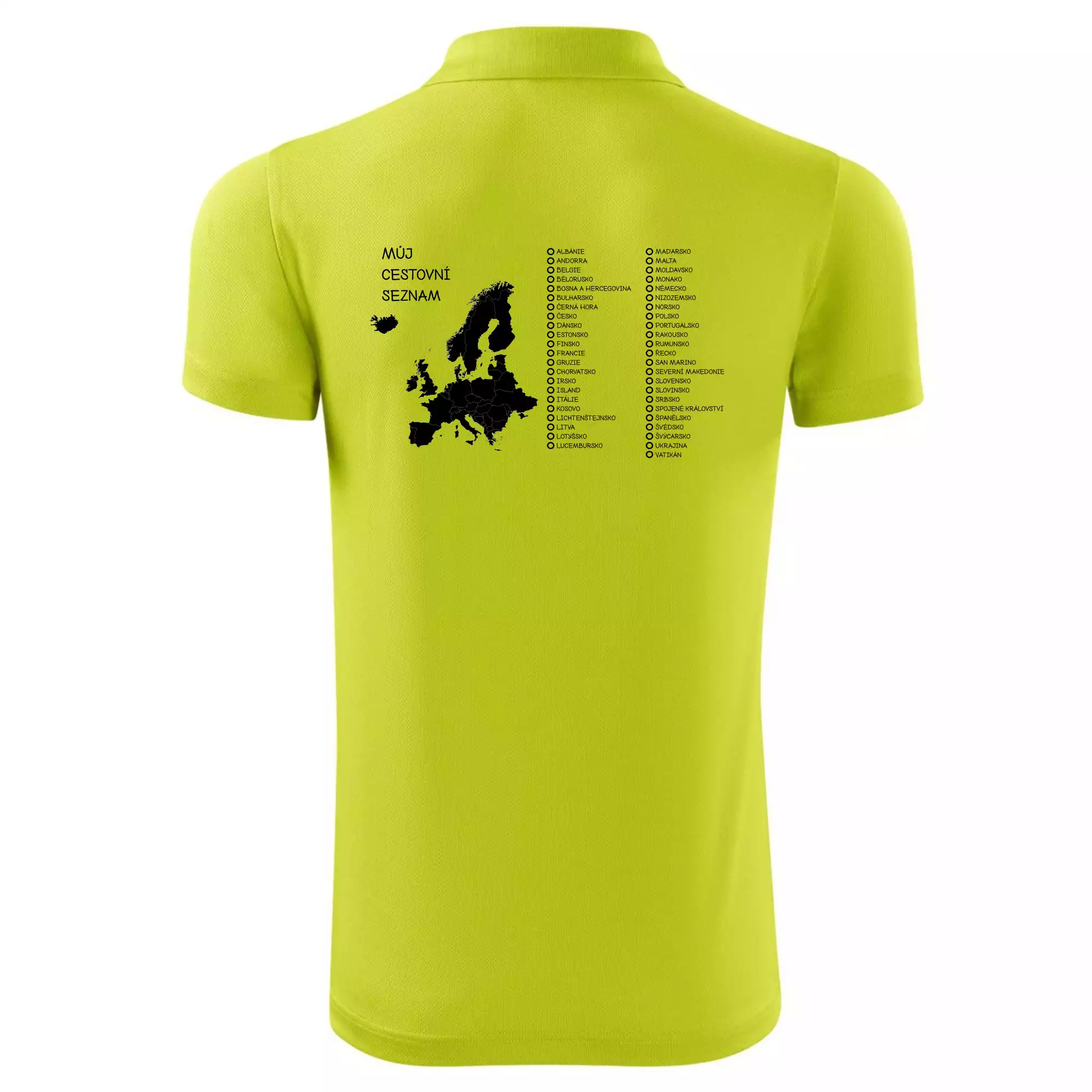 Můj cestovní seznam - Evropa